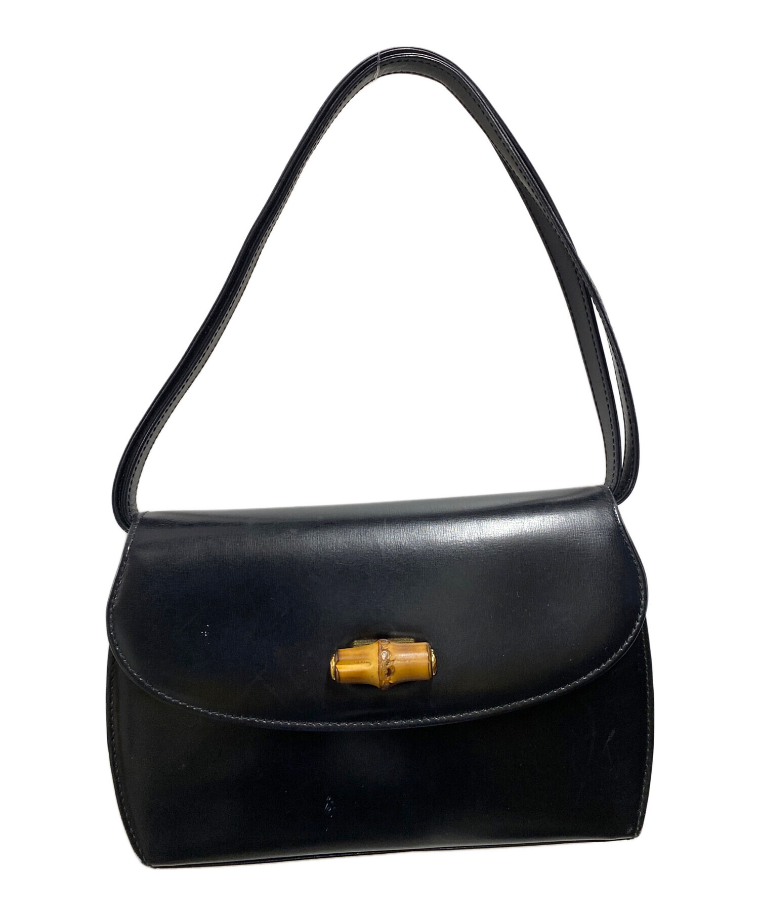 中古・古着通販】GUCCI (グッチ) バンブーターンロックショルダ-バッグ