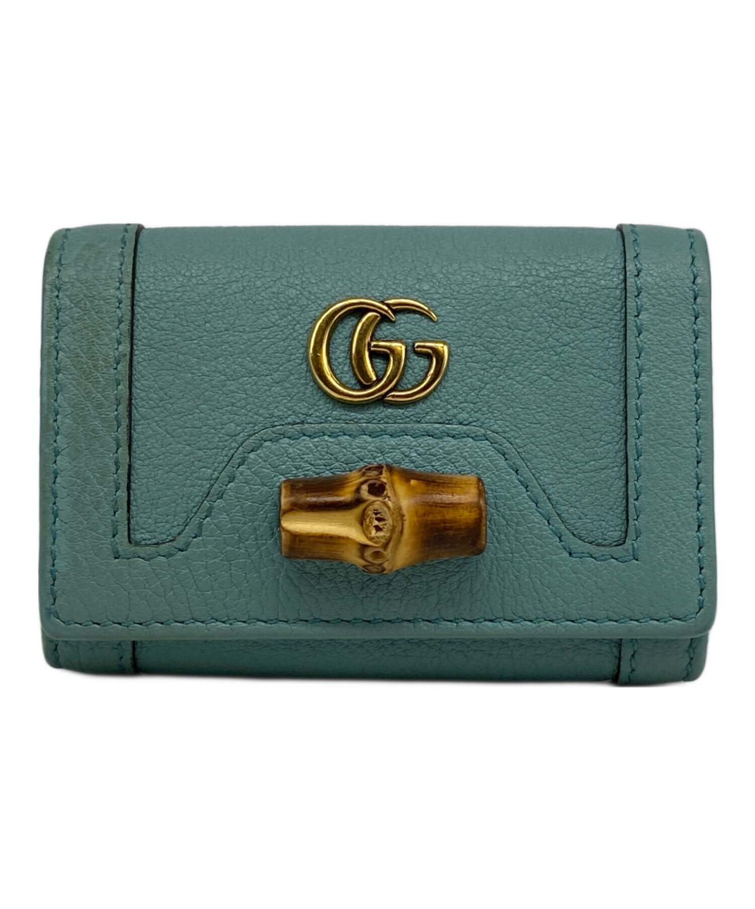 中古・古着通販】GUCCI (グッチ) バンブー キーケース グリーン