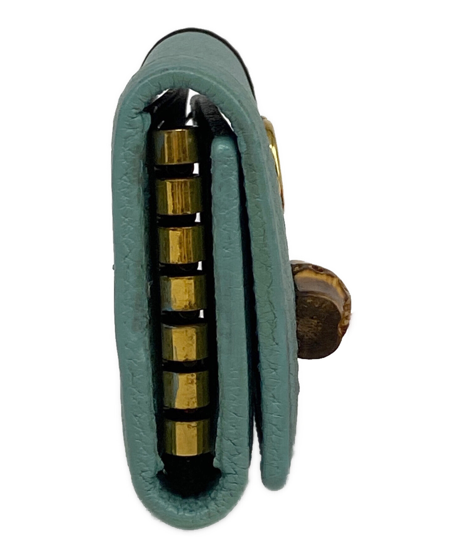 中古・古着通販】GUCCI (グッチ) バンブー キーケース グリーン