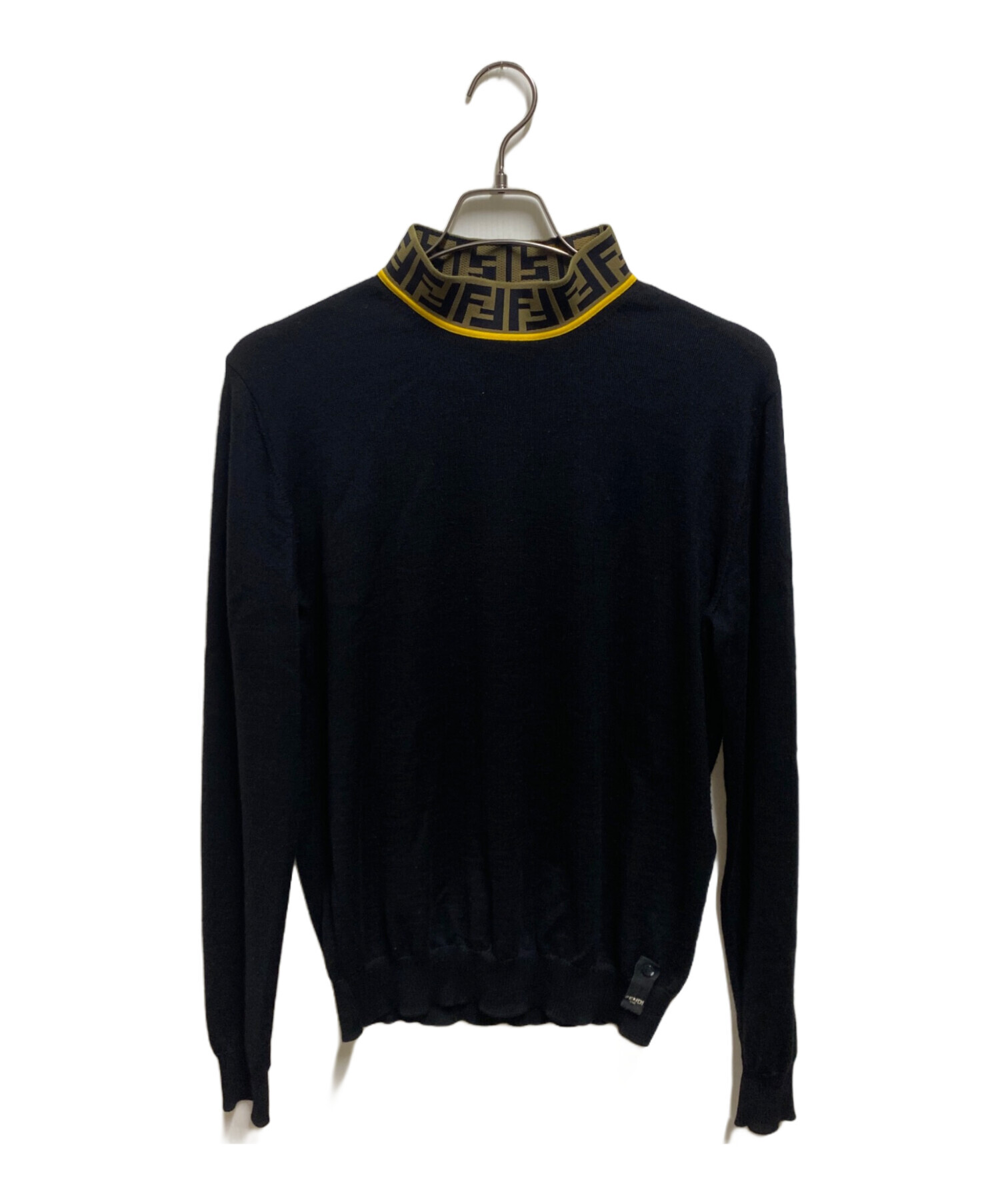 中古・古着通販】FENDI (フェンディ) ズッカ柄ハイネックニット 