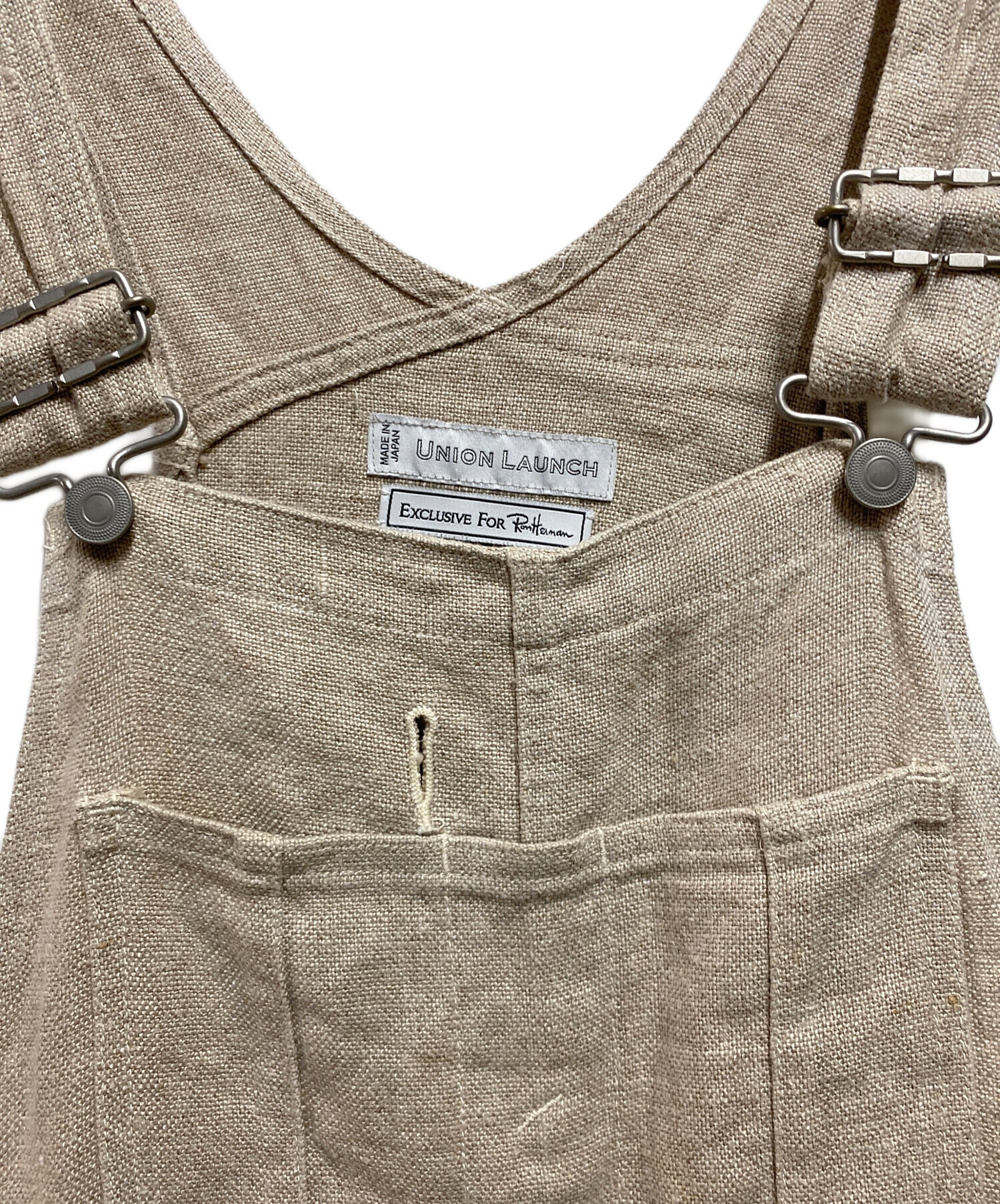 ロンハーマン　UNION LAUNCH オーバーオール 中古・古着通販】UNION LAUNCH (ユニオンランチ) Ron Herman (ロン