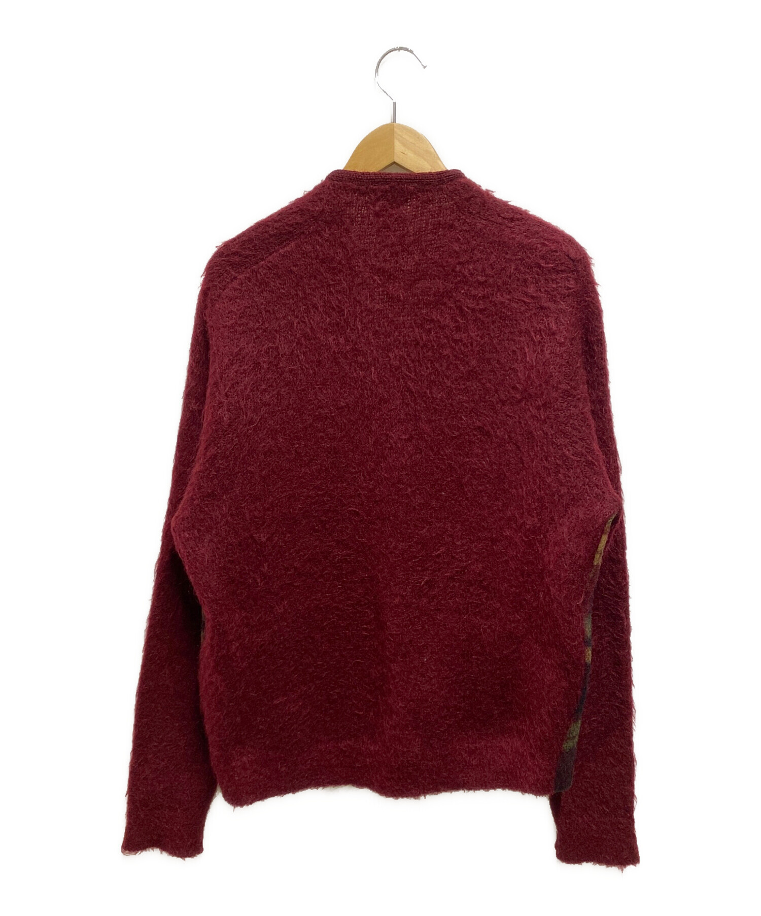 中古・古着通販】BRENT (ブレント) モヘア混チェックカーディガン