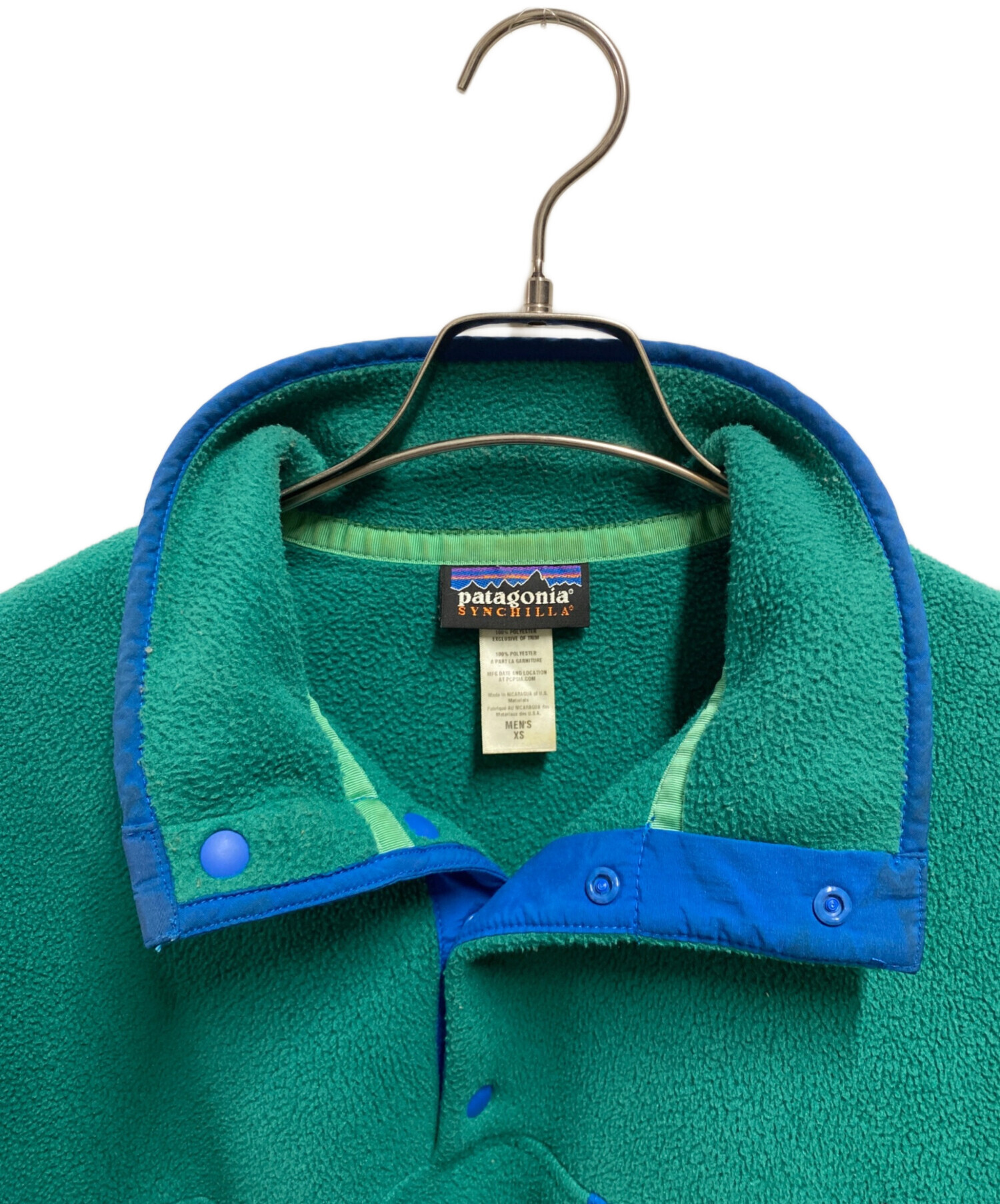 Patagonia パタゴニア　パフボール　プルオーバー　緑　青 中古・古着通販】Patagonia (パタゴニア) シンチラ スナップT プル
