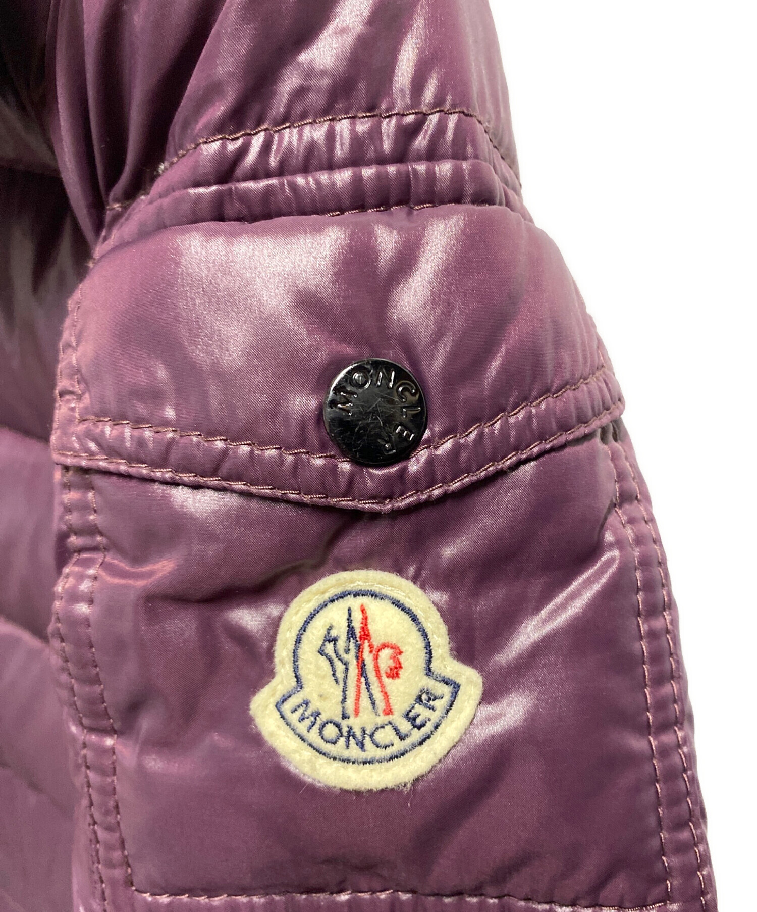中古・古着通販】MONCLER (モンクレール) MOCAダウンコート パープル