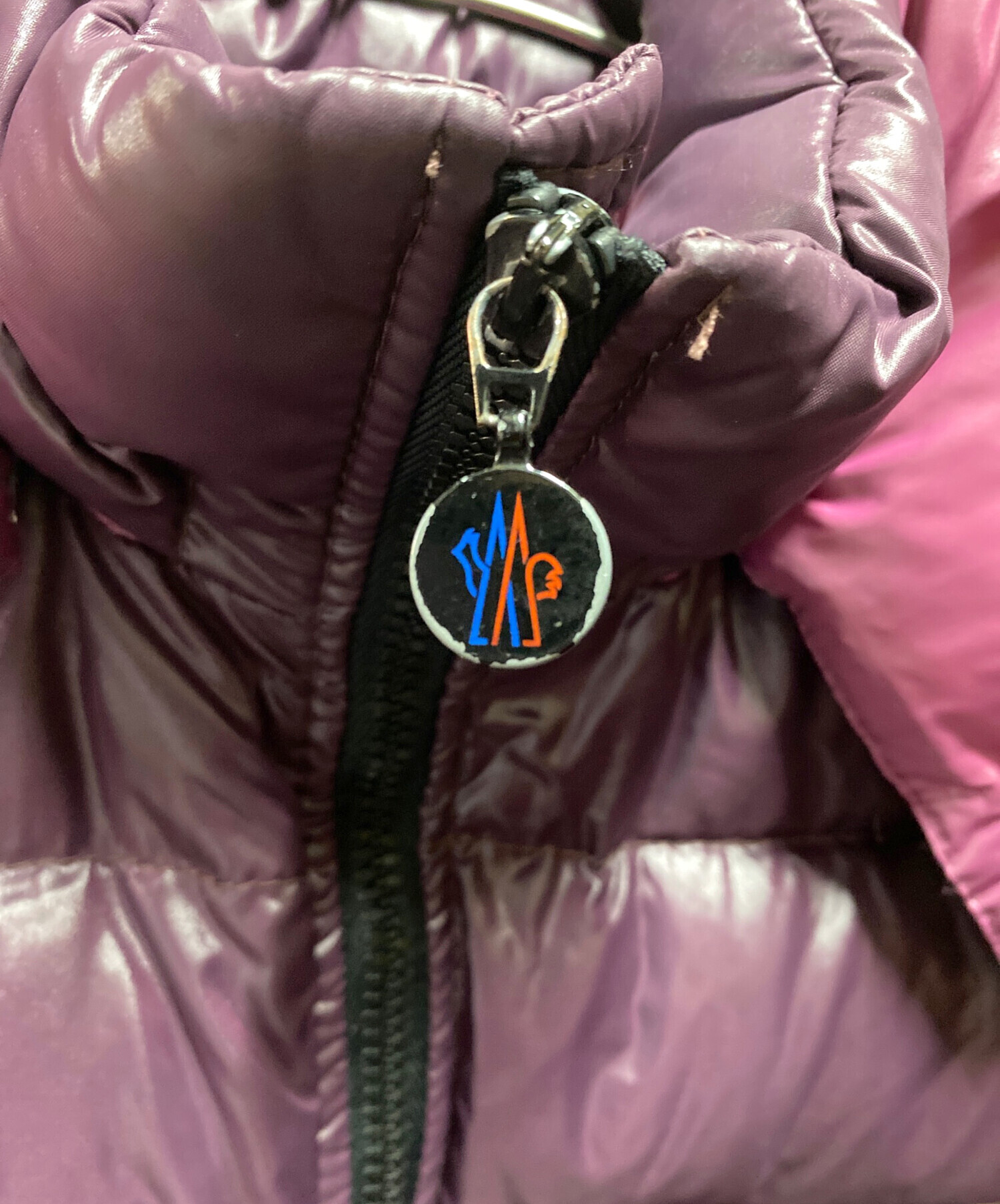 中古・古着通販】MONCLER (モンクレール) MOCAダウンコート パープル