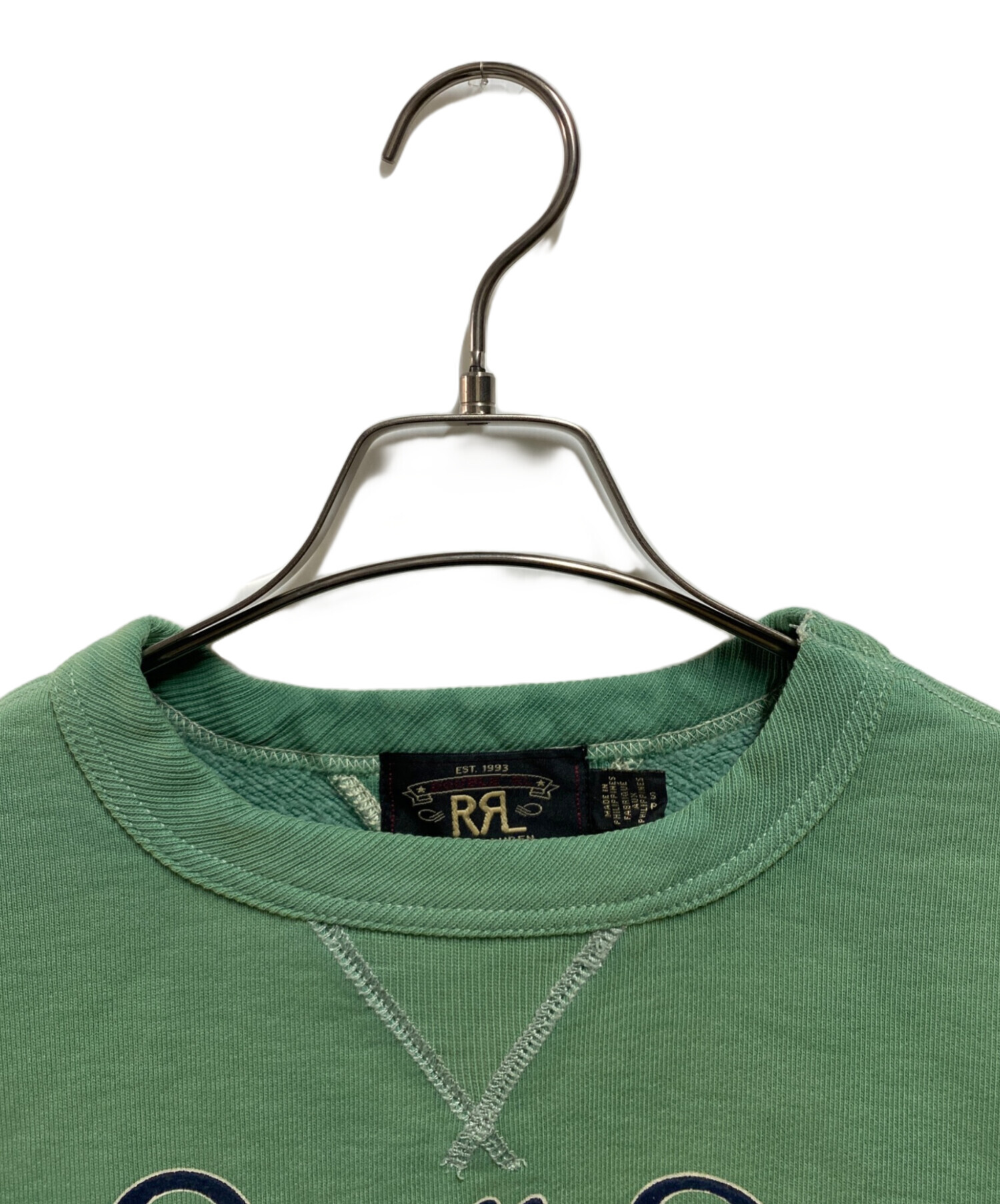 中古・古着通販】RRL (ダブルアールエル) Garment Dyed Logo Fleece 