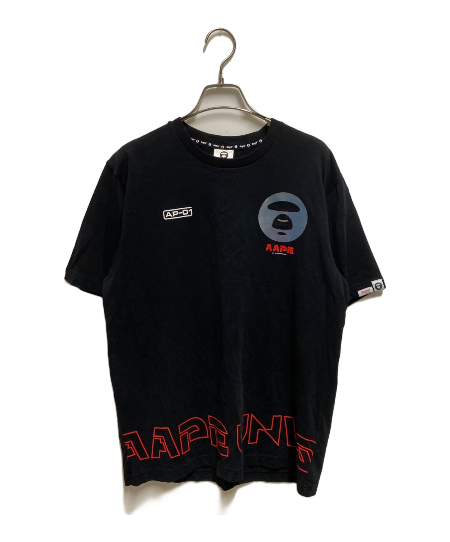A BATHING APE アベイシングエイプ Tシャツ 黒 【ショッパー付き】 A