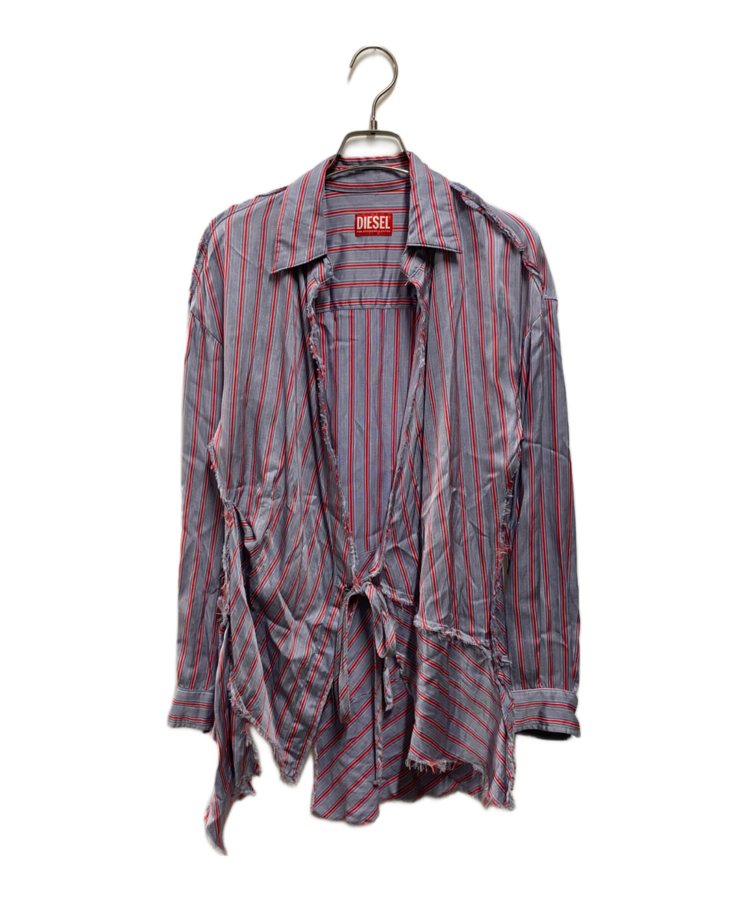 .*・゜出品 中古・古着通販】DIESEL (ディーゼル) C-Razyラップシャツ ブルー
