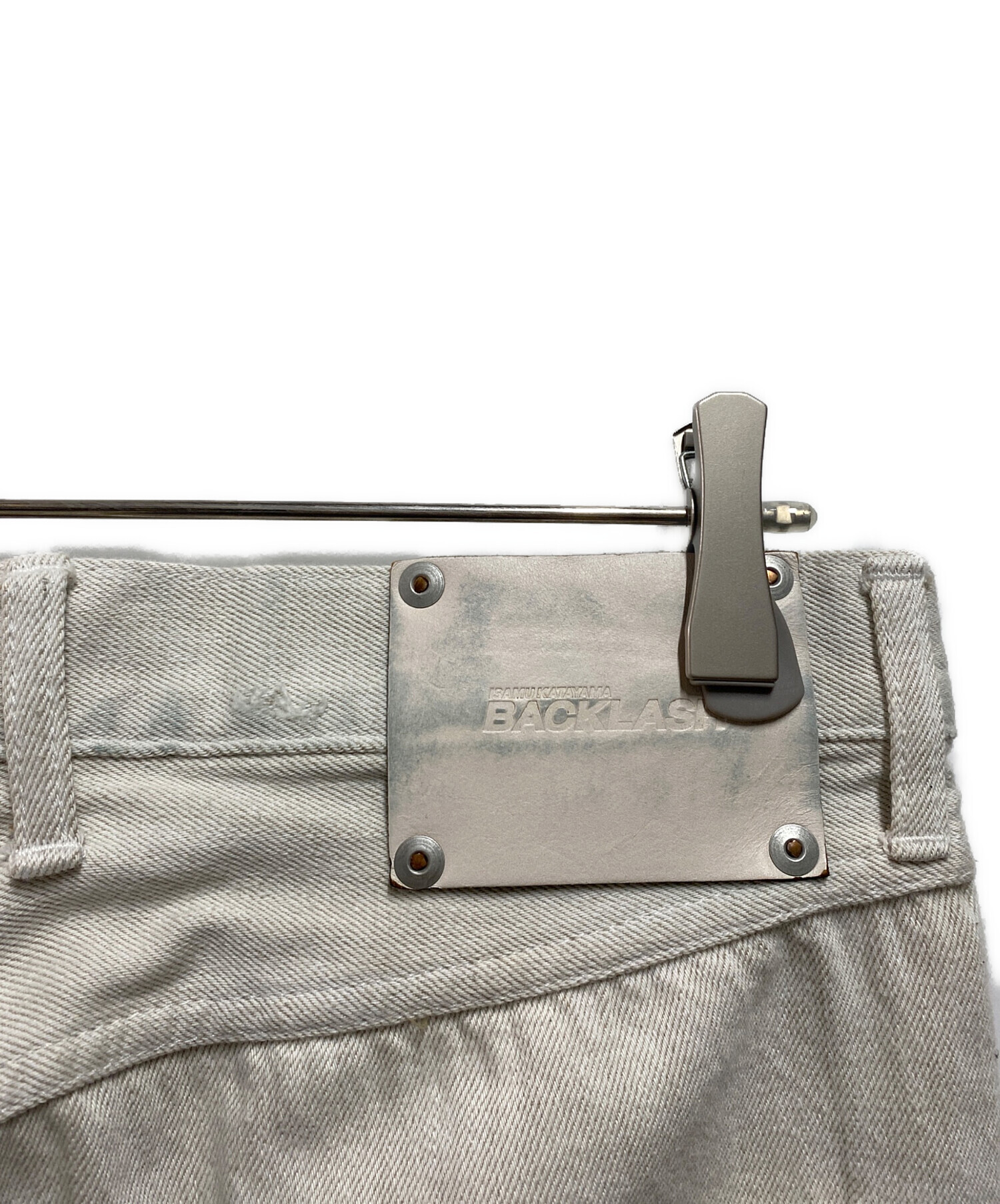 新品未使用　バックラッシュ　ホワイトデニム　サイズM 中古・古着通販】ISAMU KATAYAMA BACKLASH (イサムカタヤマ・バック