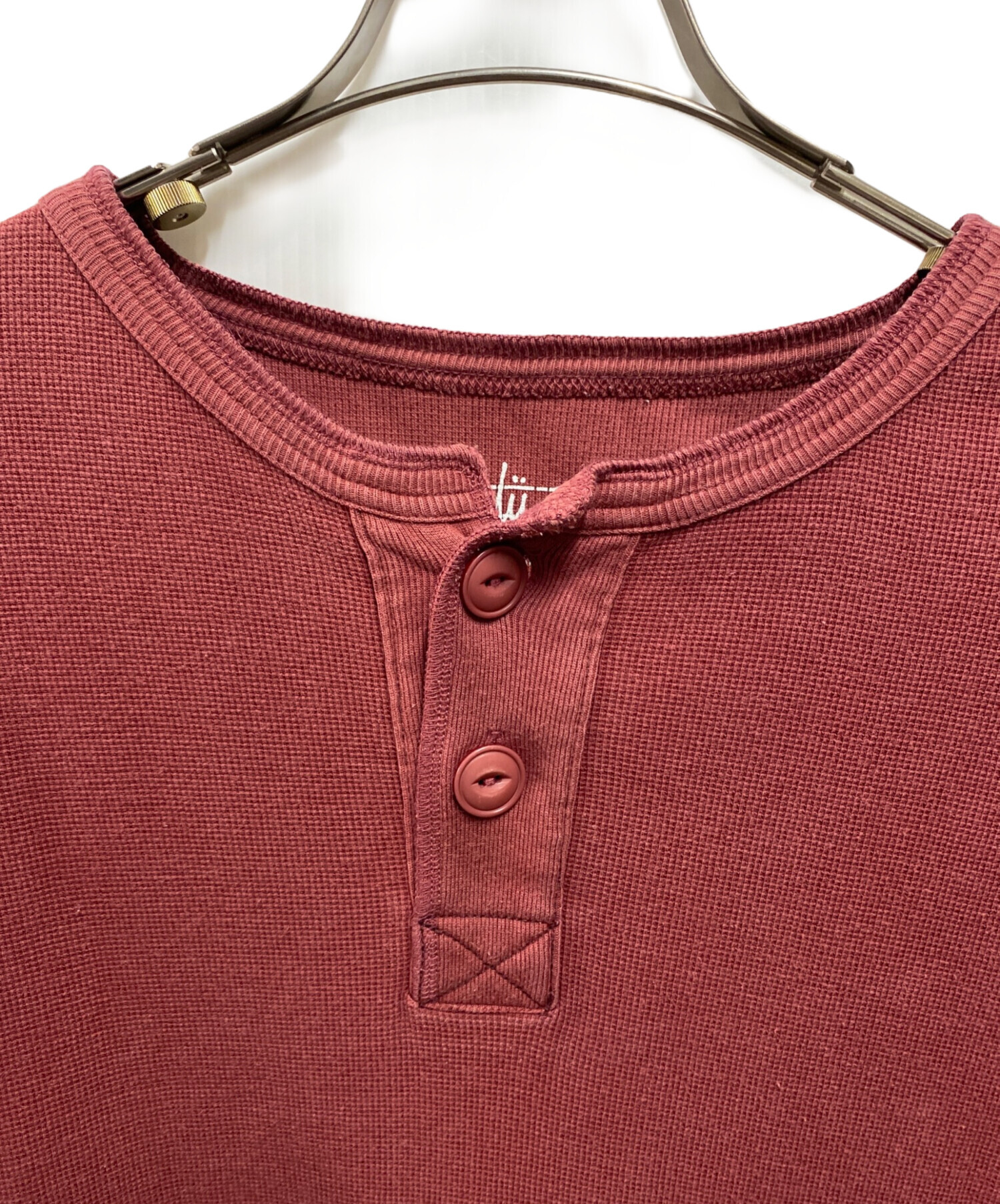 中古・古着通販】stussy (ステューシー) 00sヘンリーネックTシャツ