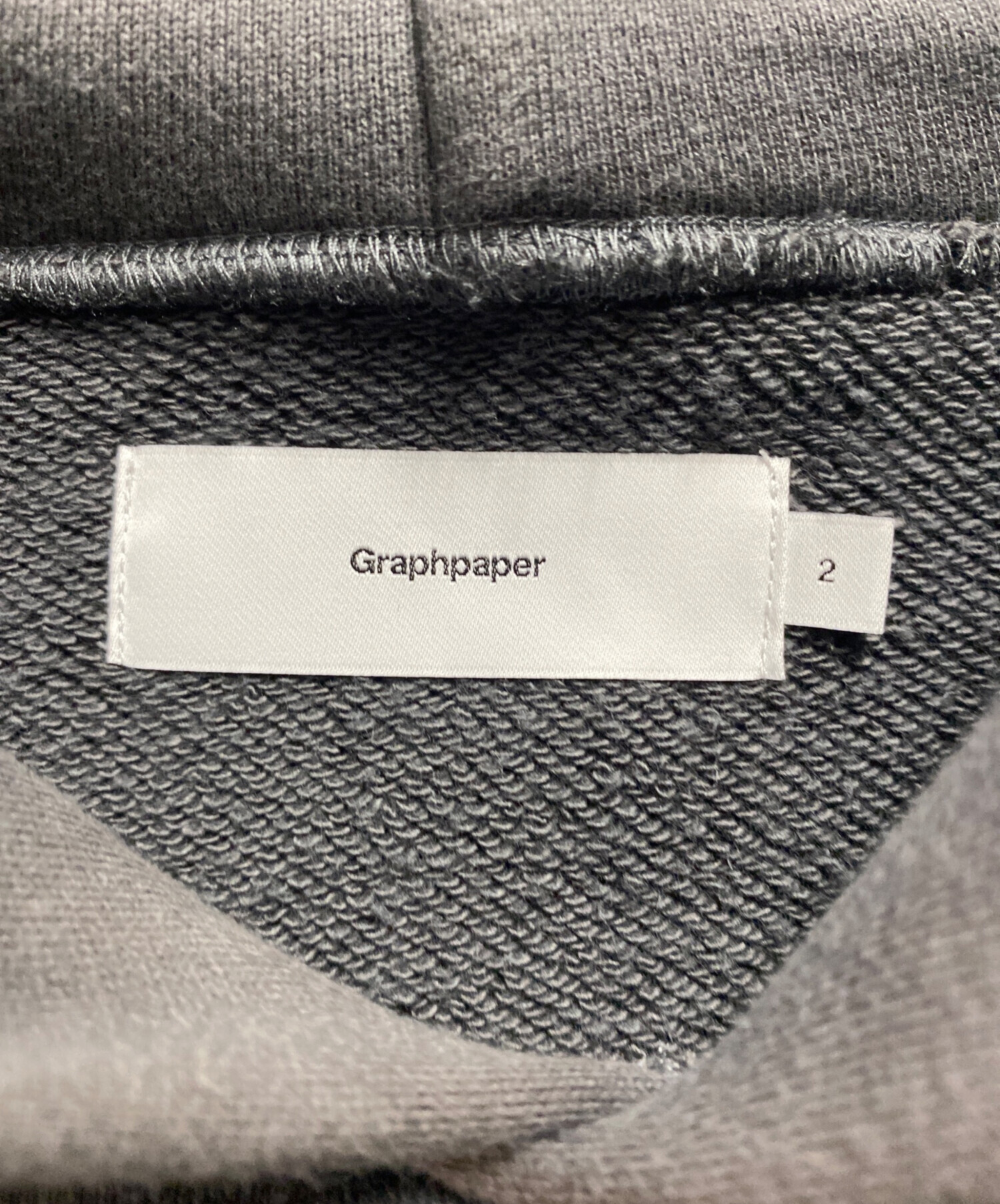 中古・古着通販】Graphpaper (グラフペーパー) AZUMA Terry Hoodie 