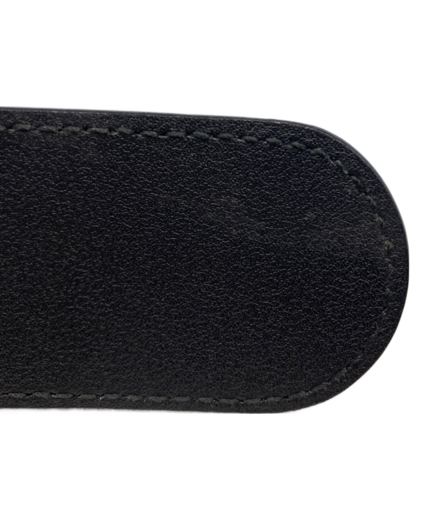 中古・古着通販】GUCCI (グッチ) パールダブルGベルト ブラック サイズ