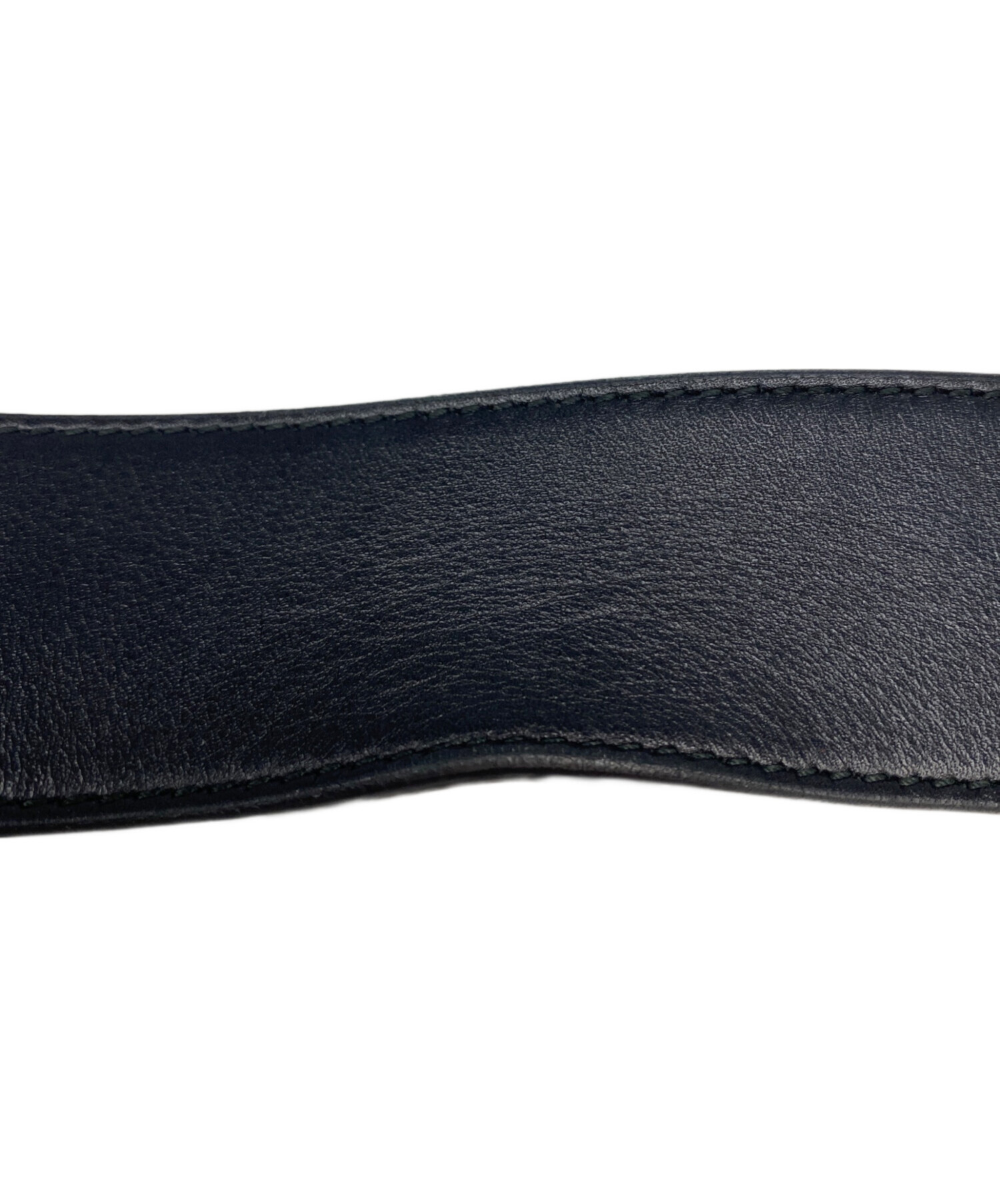 中古・古着通販】GUCCI (グッチ) パールダブルGベルト ブラック サイズ