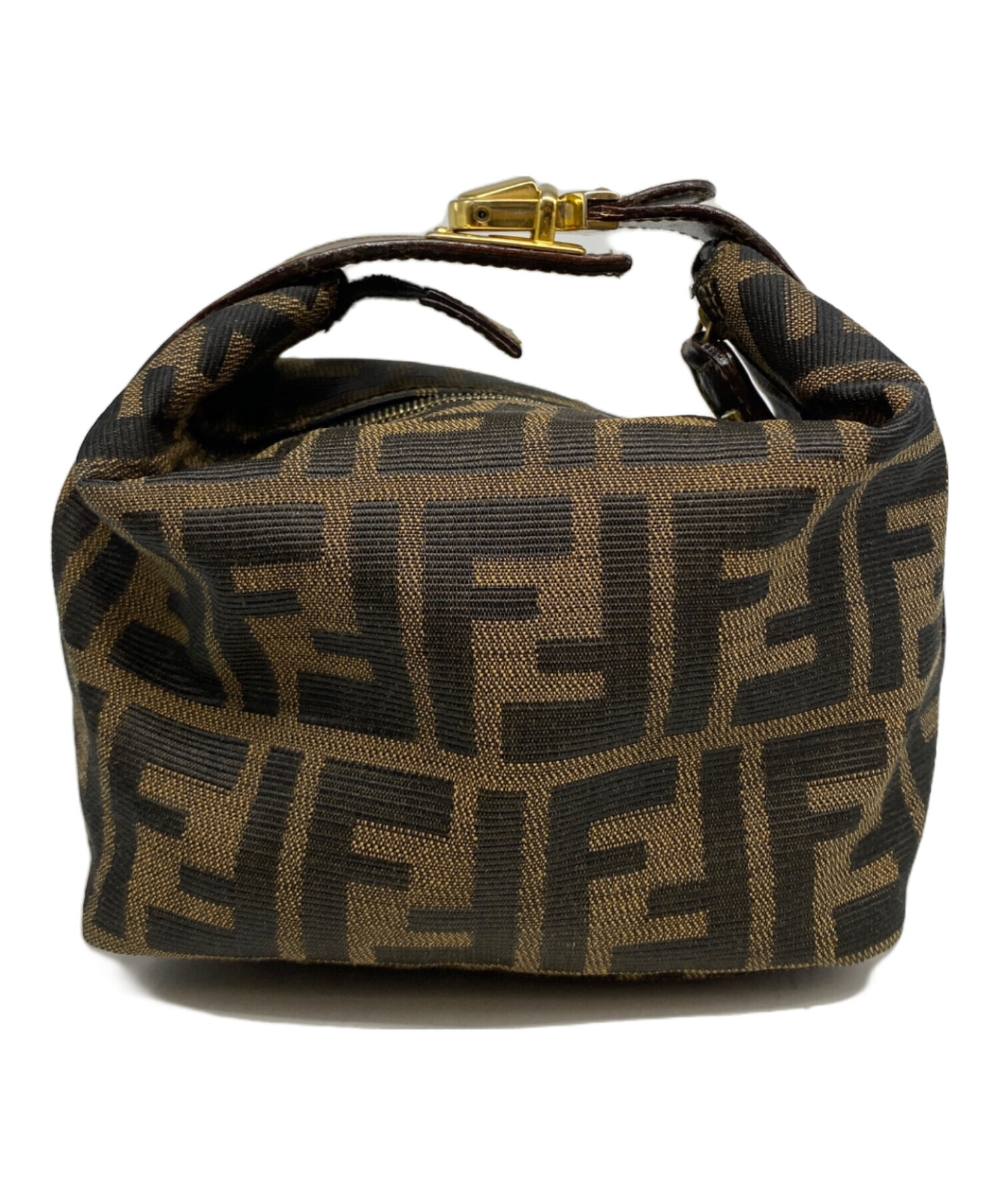 中古・古着通販】FENDI (フェンディ) バニティポーチ ブラウン
