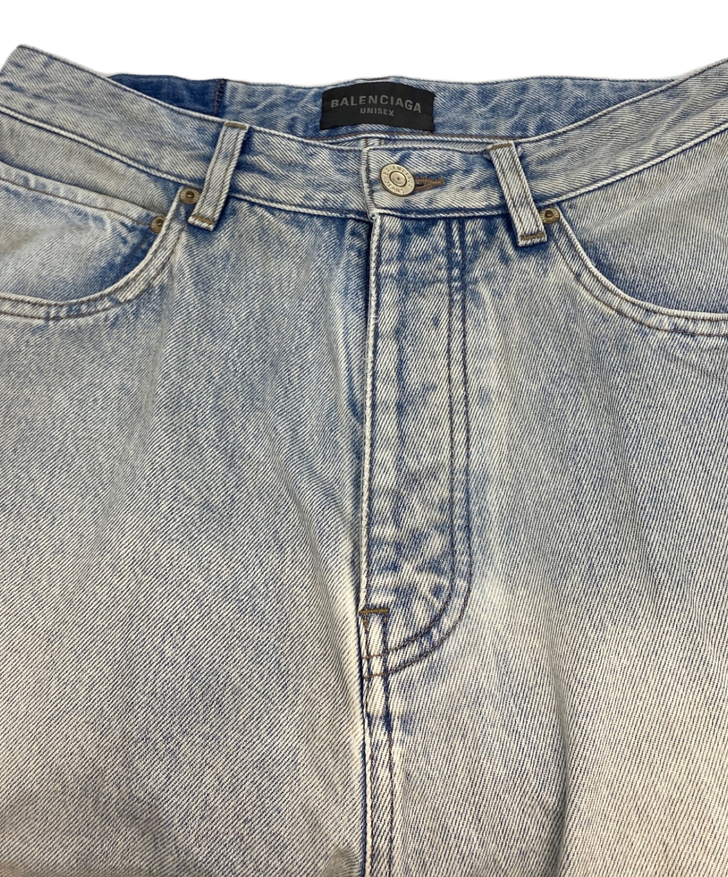中古・古着通販】BALENCIAGA (バレンシアガ) クラッシュ加工ウォッシュ 