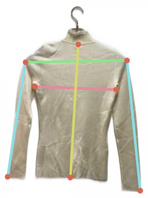 エルメス2025SSシルクニット 中古・古着通販】HERMES (エルメス) ハイネックシルクニット ホワイト