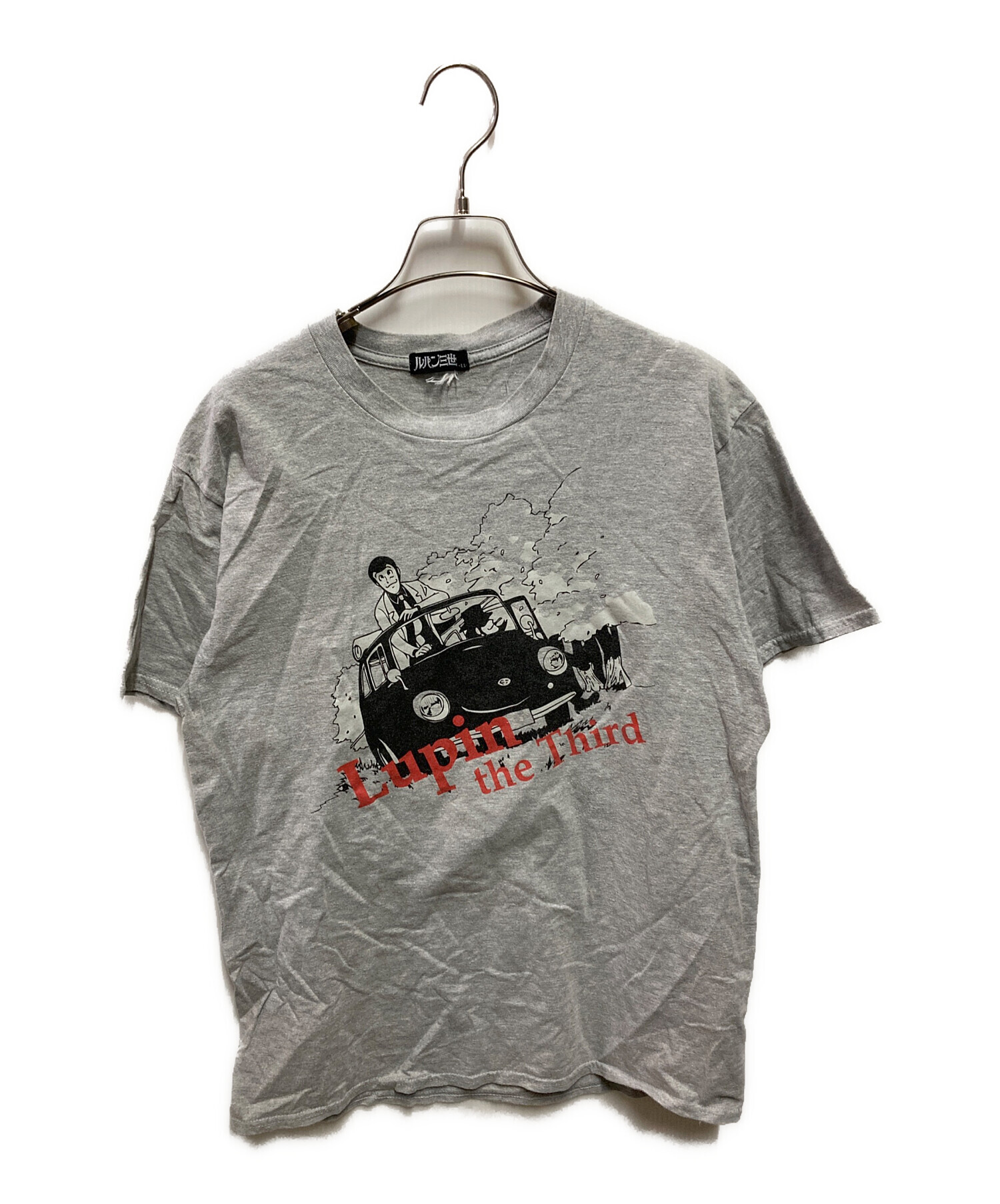 中古・古着通販】USED (ユーズド) アニメTシャツ ルパン三世 グレー 