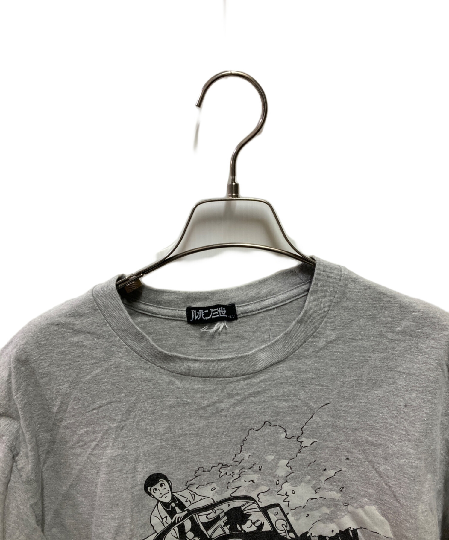 中古・古着通販】USED (ユーズド) アニメTシャツ ルパン三世 グレー 