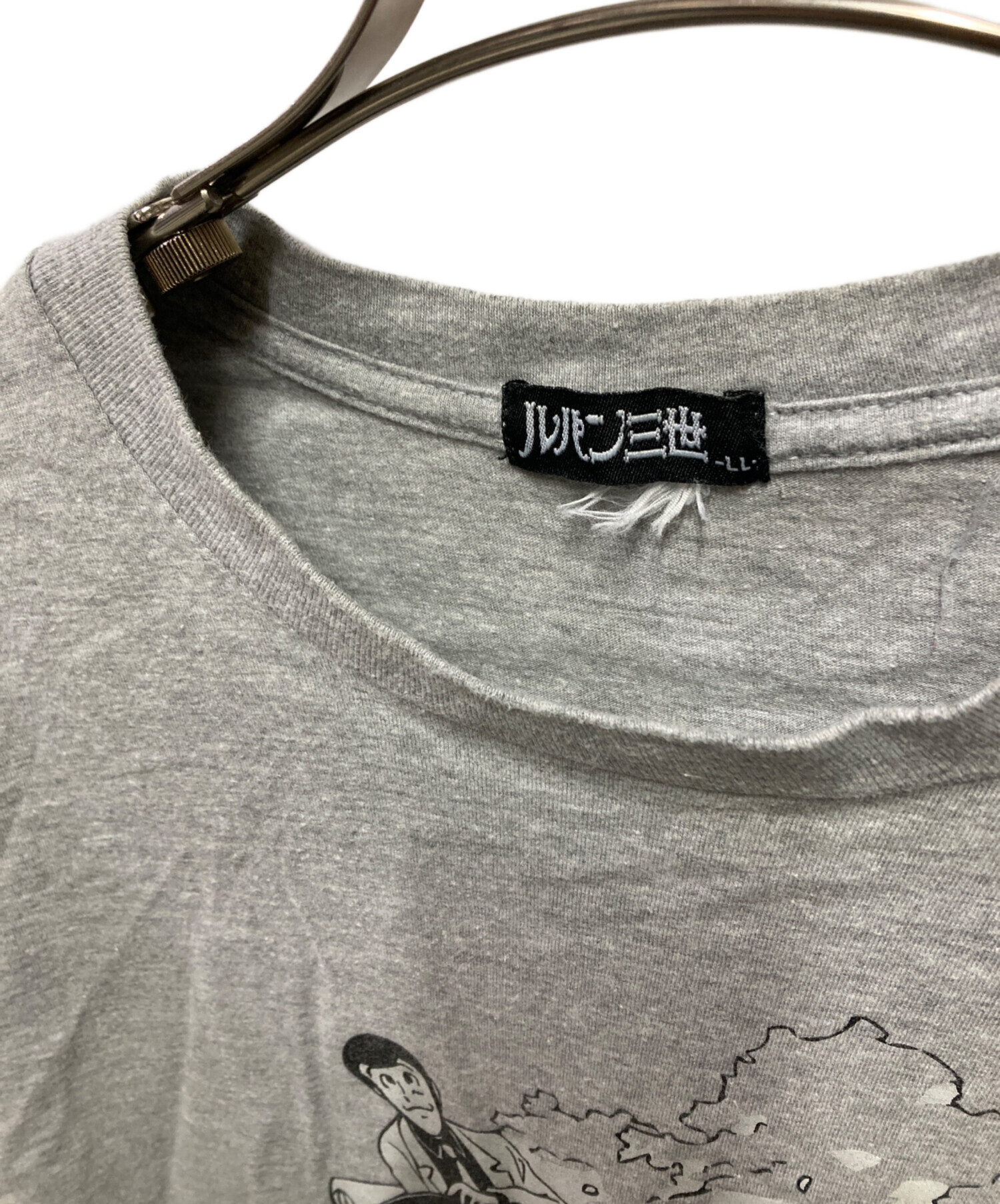 中古・古着通販】USED (ユーズド) アニメTシャツ ルパン三世 グレー 