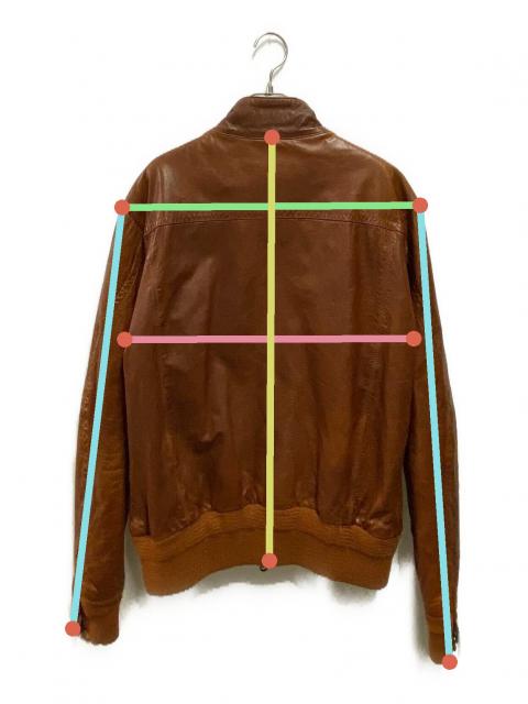 中古・古着通販】JACOB COHEN (ヤコブコーエン) レザージャケット