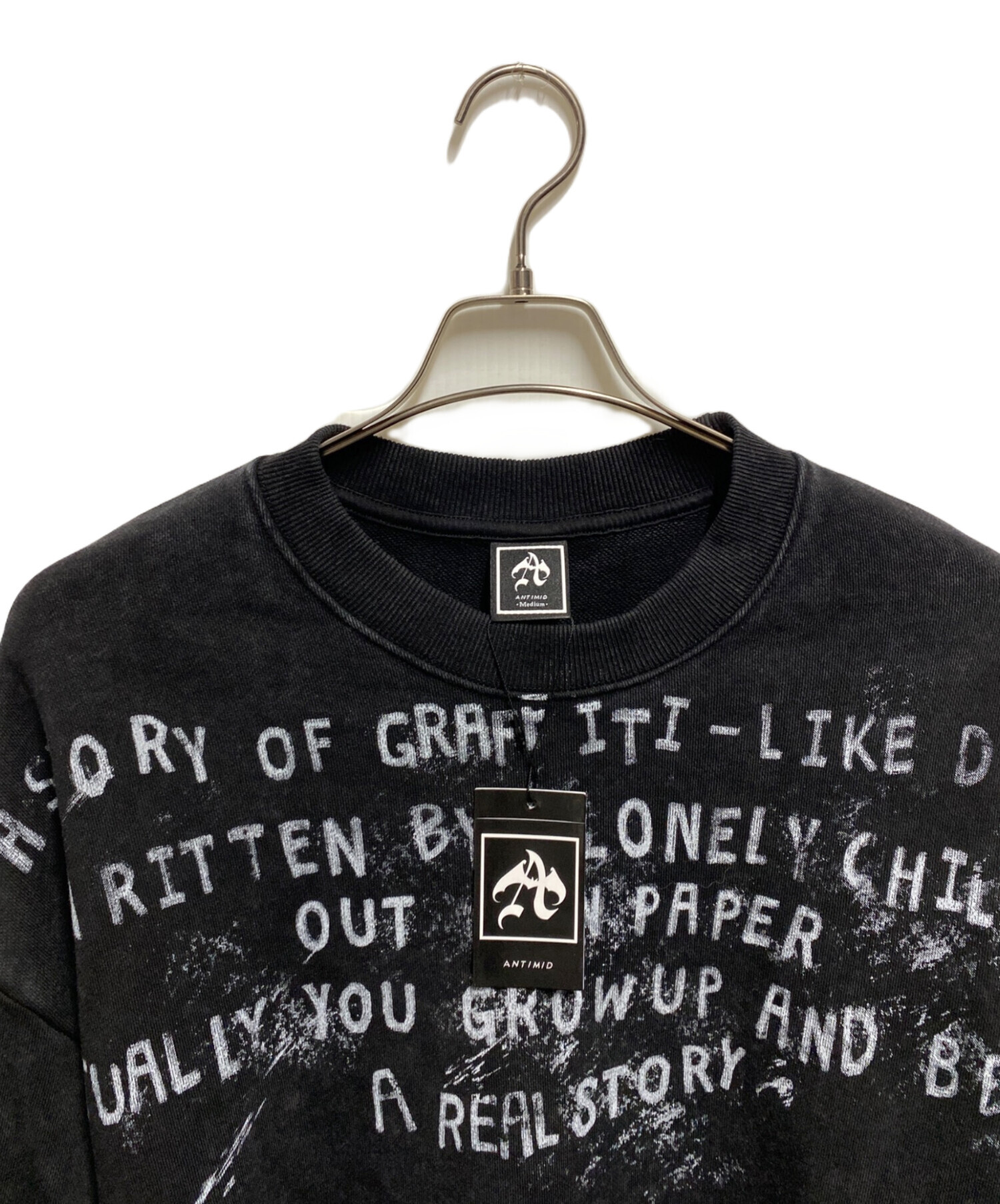 中古・古着通販】ANTIMID (アンチミッド) スウェット ブラック サイズ