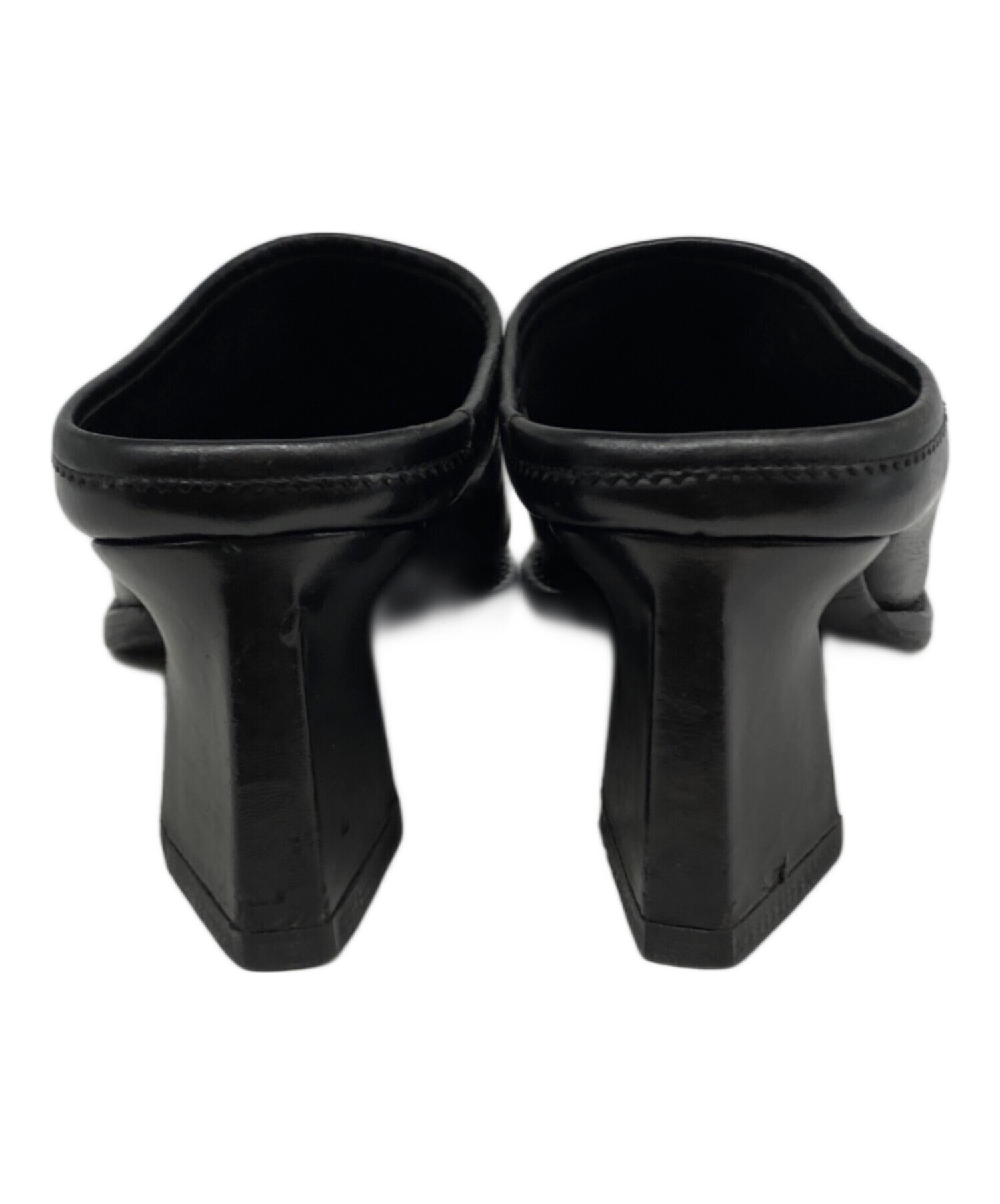 中古・古着通販】YOHJI YAMAMOTO (ヨウジヤマモト) ミュール ブラック