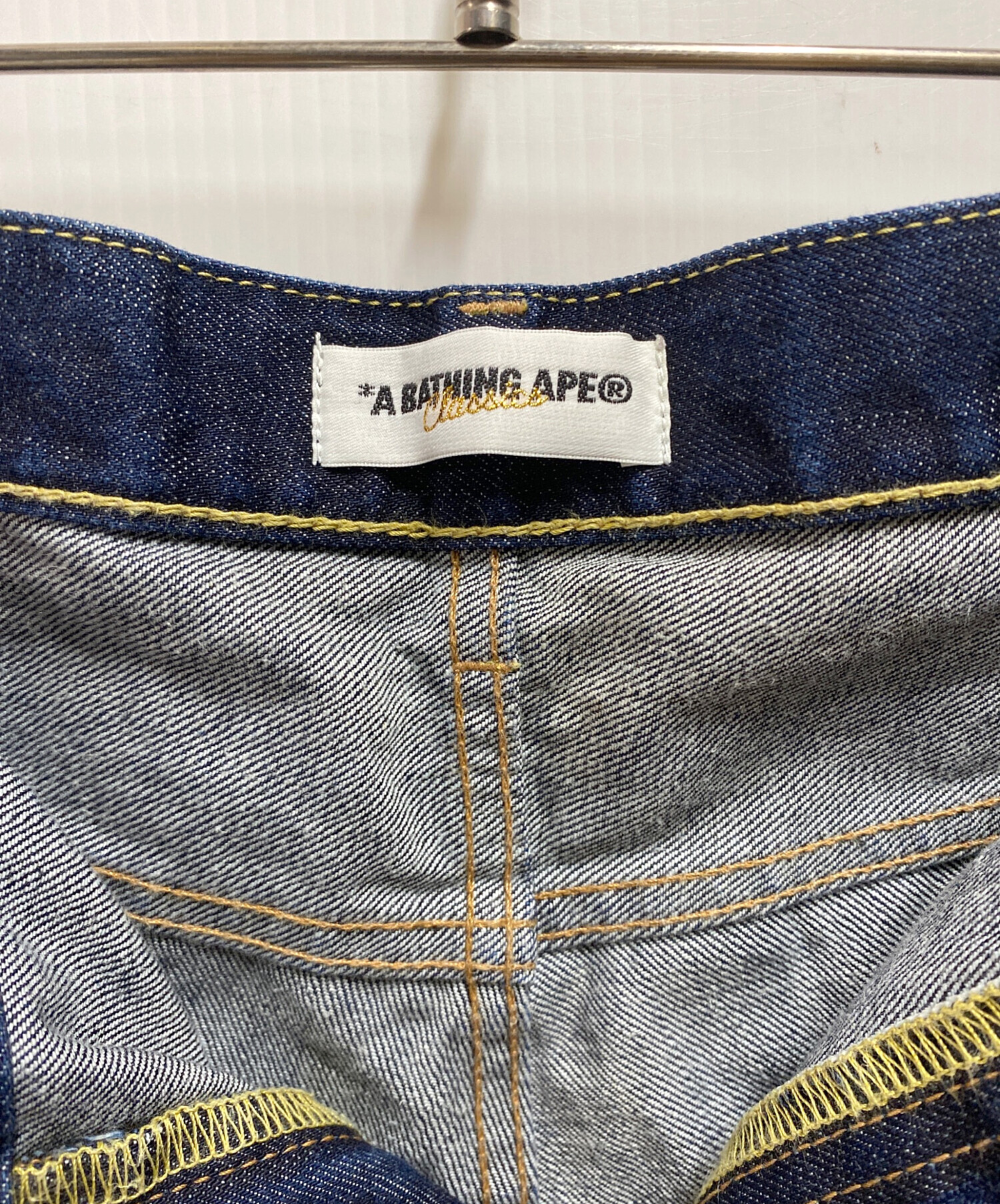 中古・古着通販】A BATHING APE (ア ベイシング エイプ) 刺繍デニム