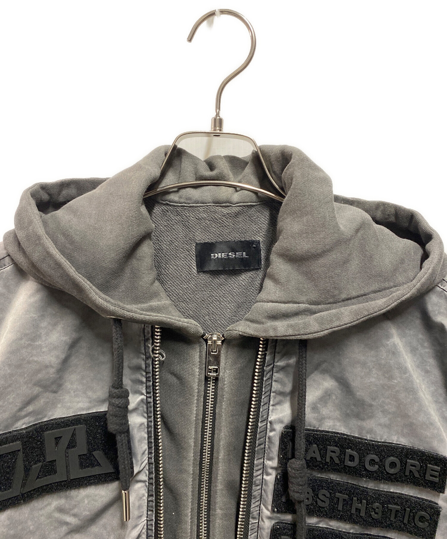 中古・古着通販】DIESEL (ディーゼル) レーヤードフライトジャケット