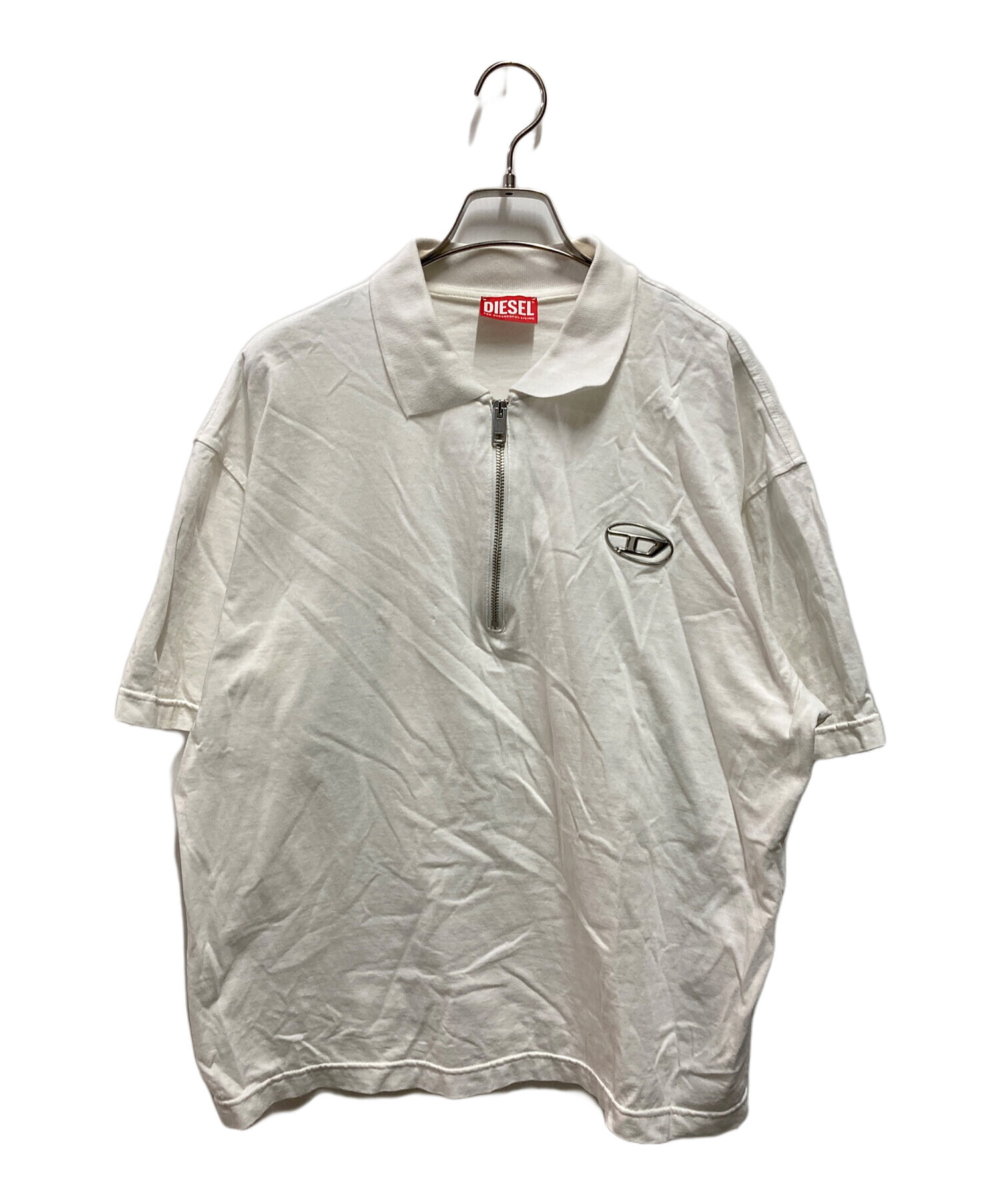 中古・古着通販】DIESEL (ディーゼル) ジップアップポロシャツ 