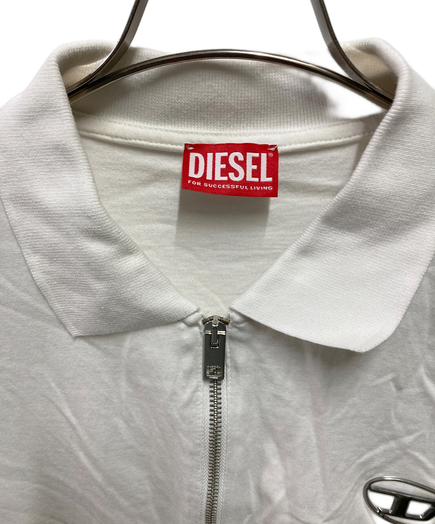 中古・古着通販】DIESEL (ディーゼル) ジップアップポロシャツ 