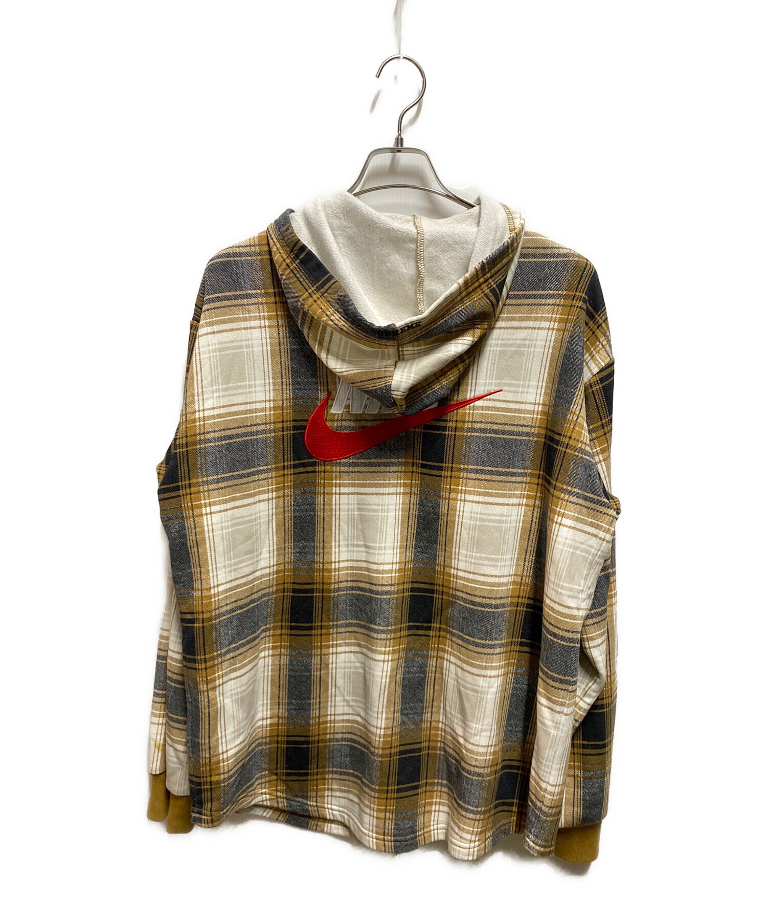 中古・古着通販】NIKE (ナイキ) SUPREME (シュプリーム) Plaid Hooded