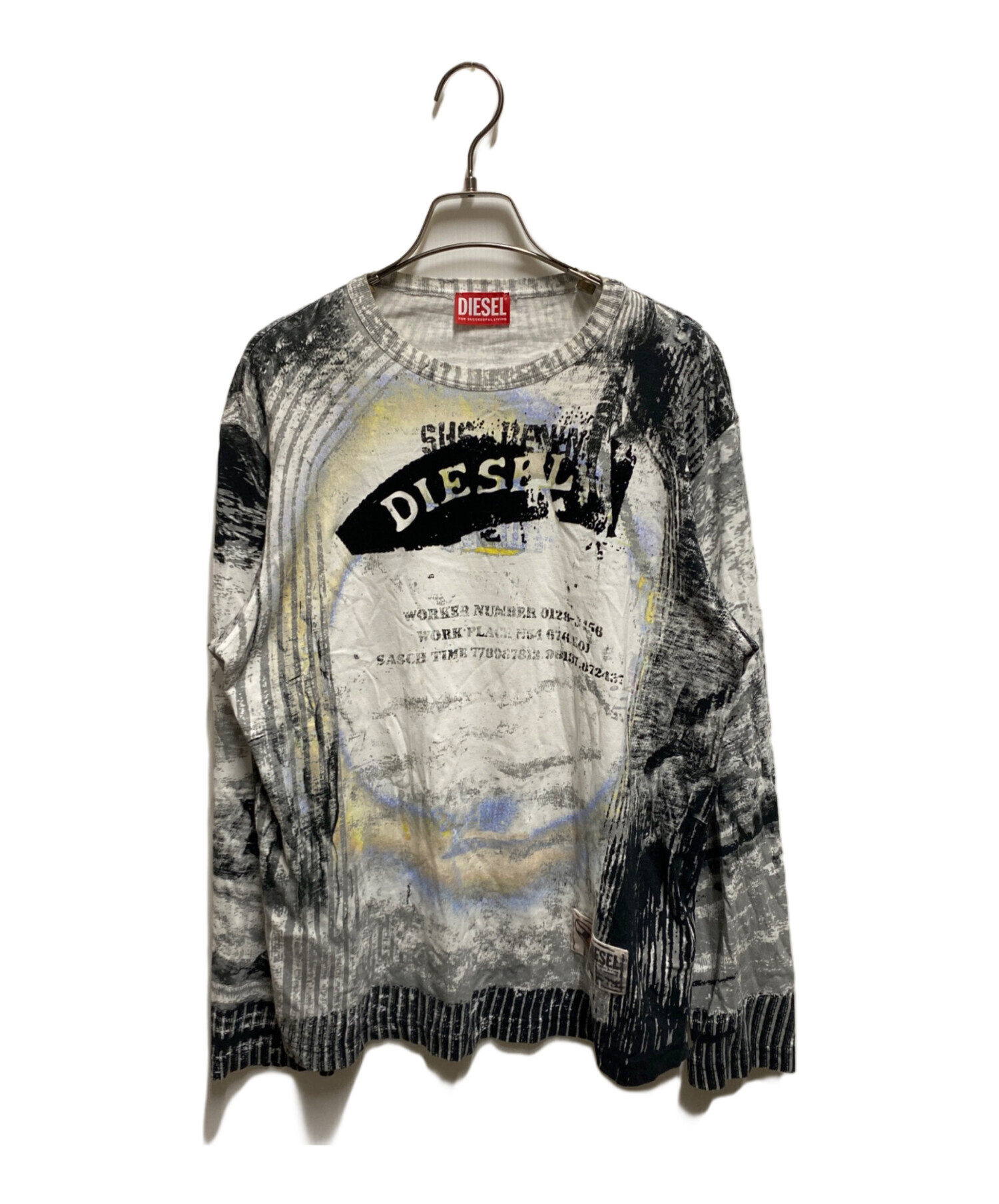中古・古着通販】DIESEL (ディーゼル) T-CRANE-LS-S4カットソー 
