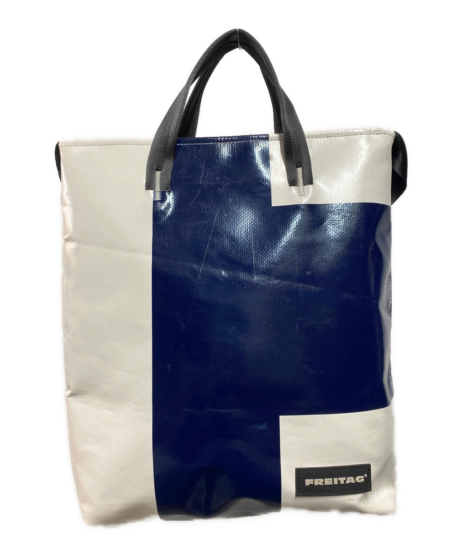 中古・古着通販】FREITAG (フライターグ) LELAND ネイビー×ホワイト 