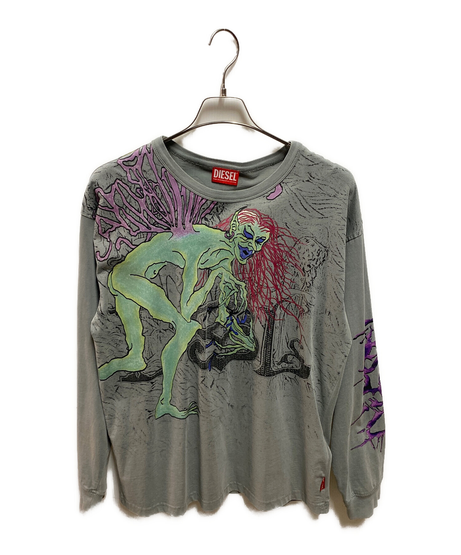 中古・古着通販】DIESEL (ディーゼル) T-BOXT-LS-R12 グリーン サイズ