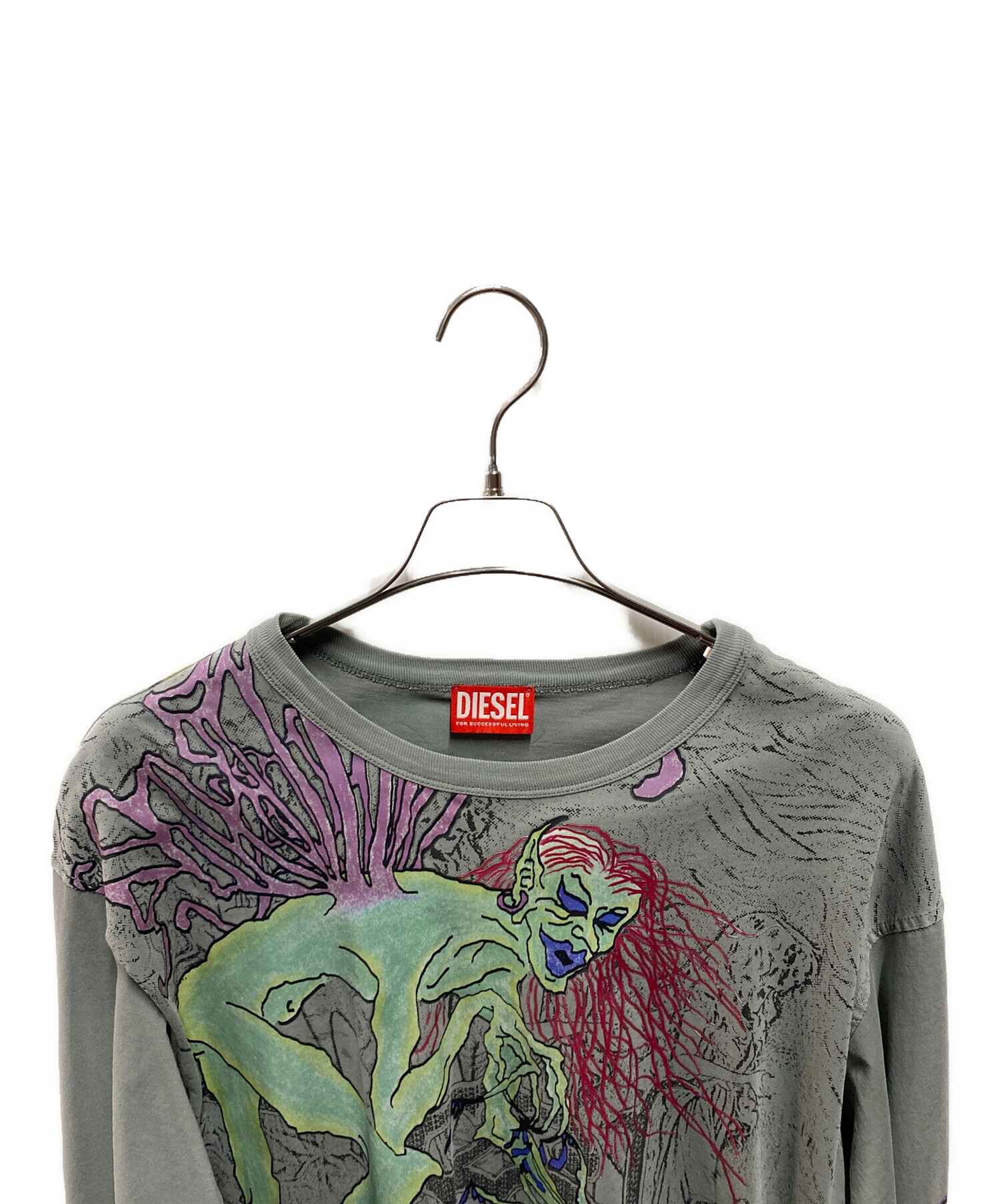 中古・古着通販】DIESEL (ディーゼル) T-BOXT-LS-R12 グリーン サイズ