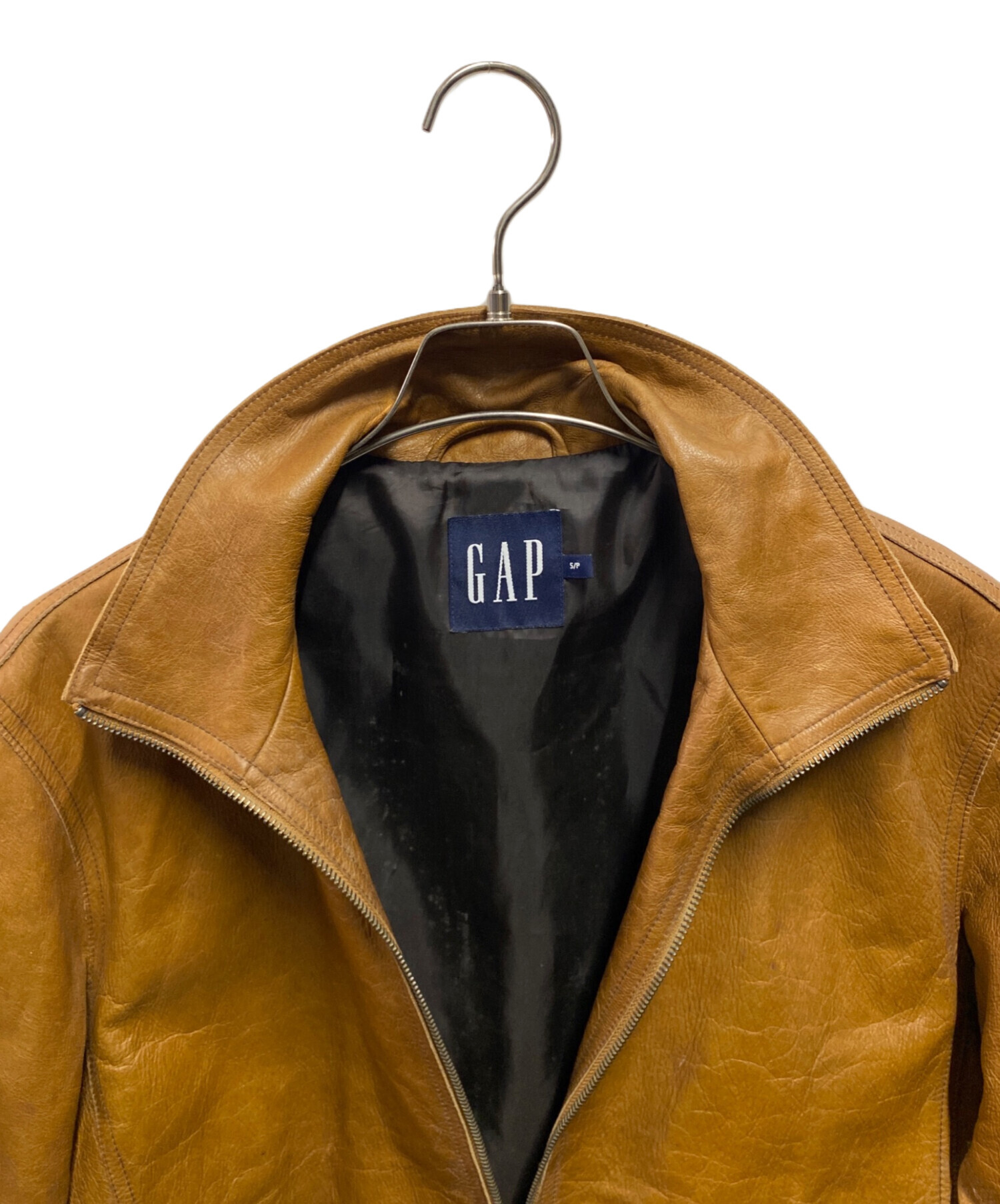 OLD GAP 3rdタイプ レザージャケット 古着 ヴィンテージ ビンテージ 中古・古着通販】OLD GAP (オールドギャップ) レザージャケット