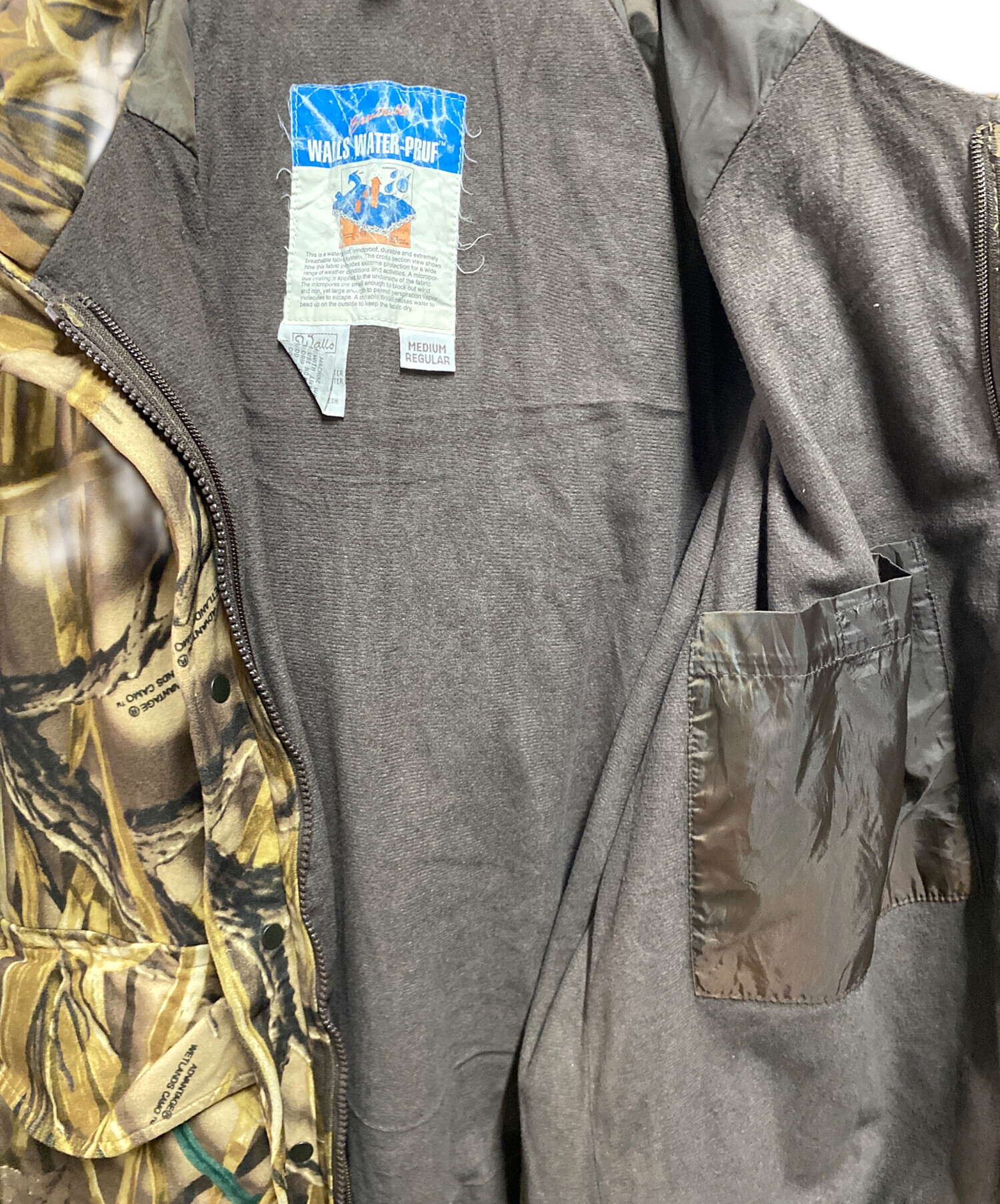 中古・古着通販】Walls (ウォールズ) 90sウェットランドカモジャケット