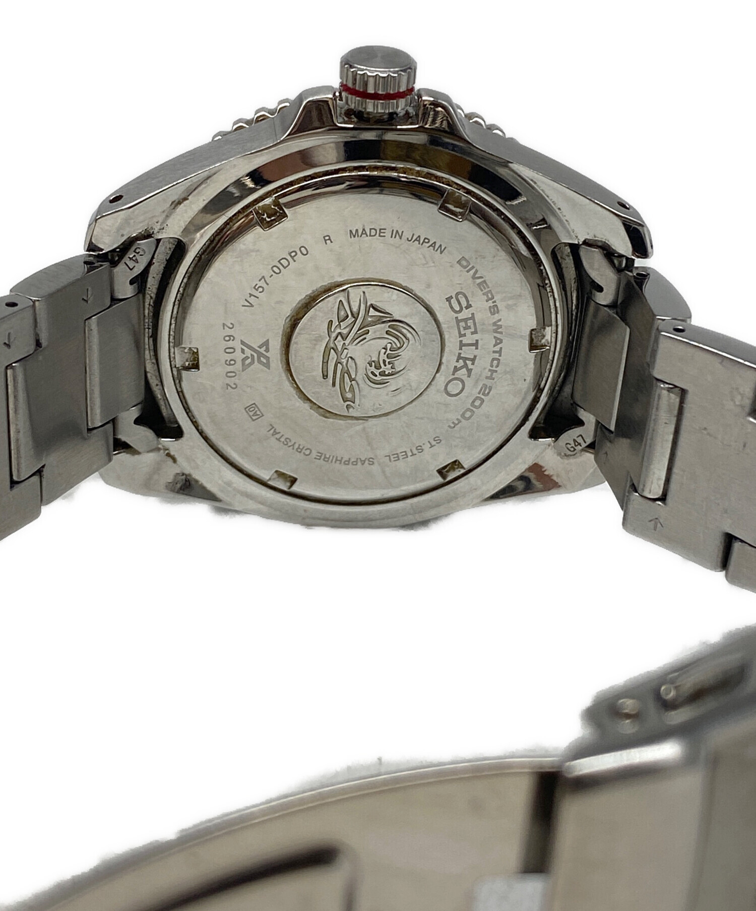 中古・古着通販】SEIKO (セイコー) ダイバーズウォッチ ブラック