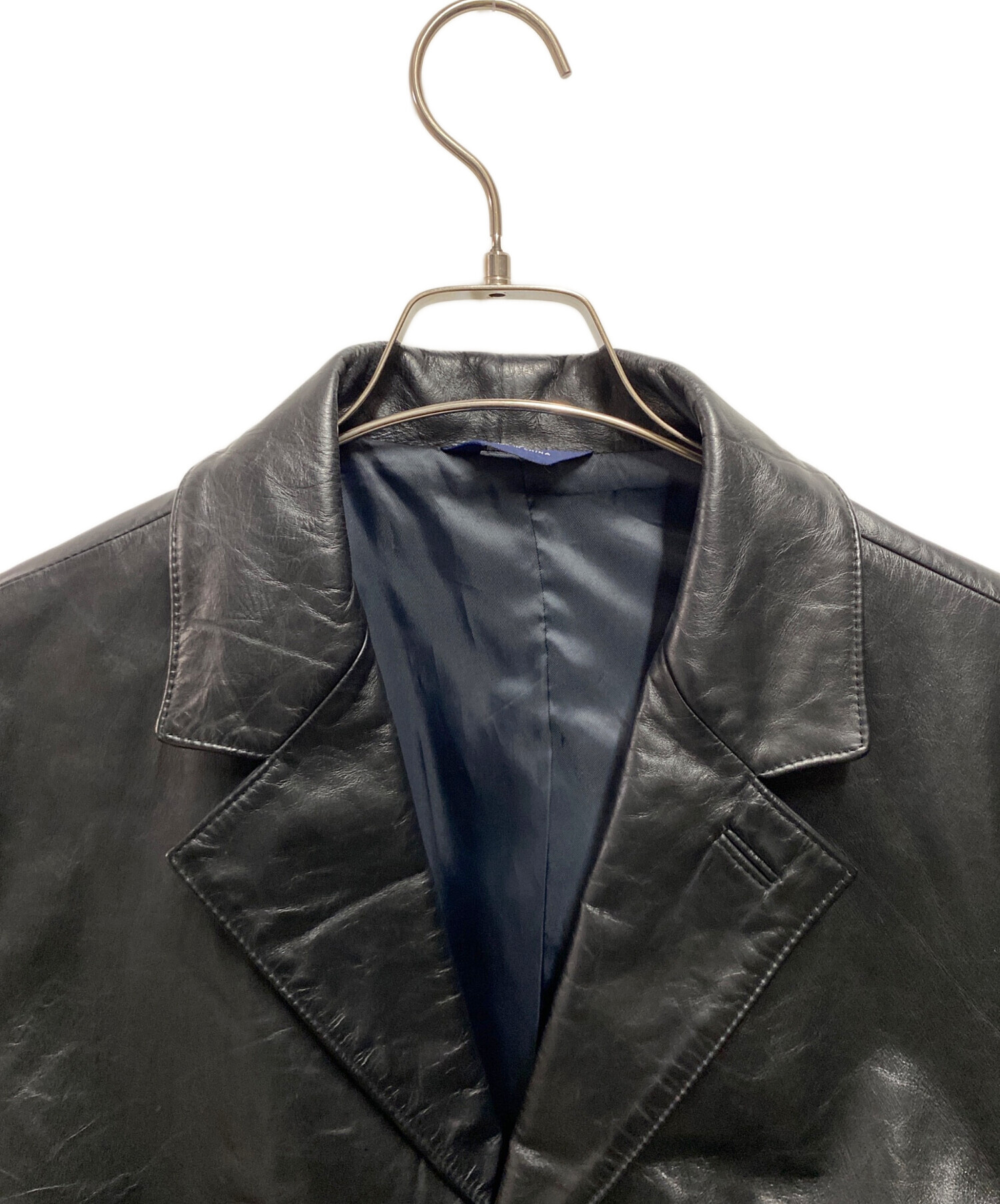 オールドGAP ブラックレザージャケット 90s GAP オールドギャップ 肉厚 レザージャケット 黒 XXL Tバック