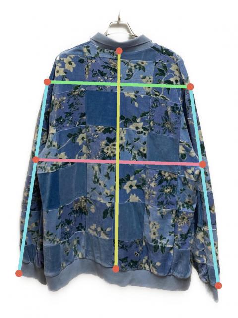 中古・古着通販】SUPREME (シュプリーム) Floral Patchwork Velour L/S