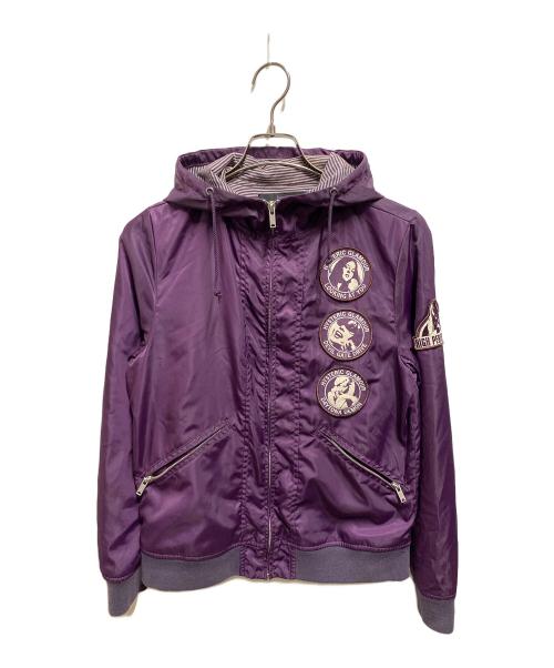 HYSTERIC GLAMOUR ワッペン ナイロンジャケット パープル L 中古・古着通販】Hysteric Glamour (ヒステリックグラマー) ワッペン付