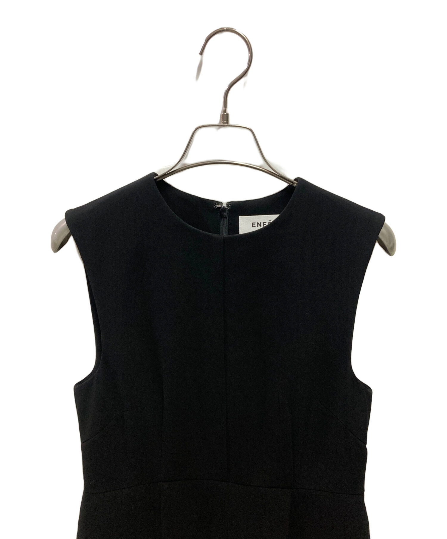 中古・古着通販】ENFOLD (エンフォルド) MINIMAL SLEEVELESS DRESS 