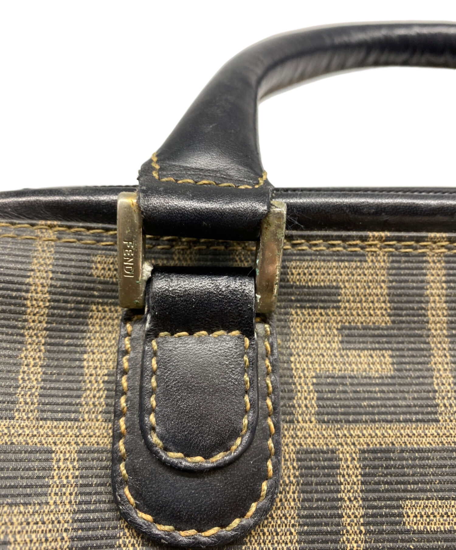 中古・古着通販】FENDI (フェンディ) ズッカ柄ミニボストンバッグ