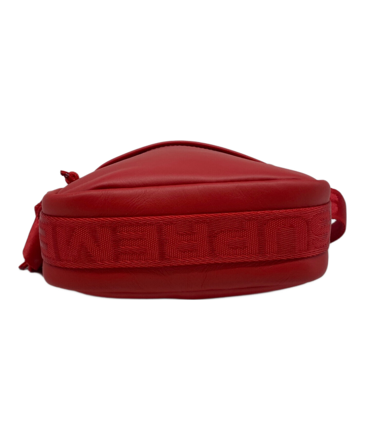 中古・古着通販】SUPREME (シュプリーム) Leather Shoulder Bag レッド 