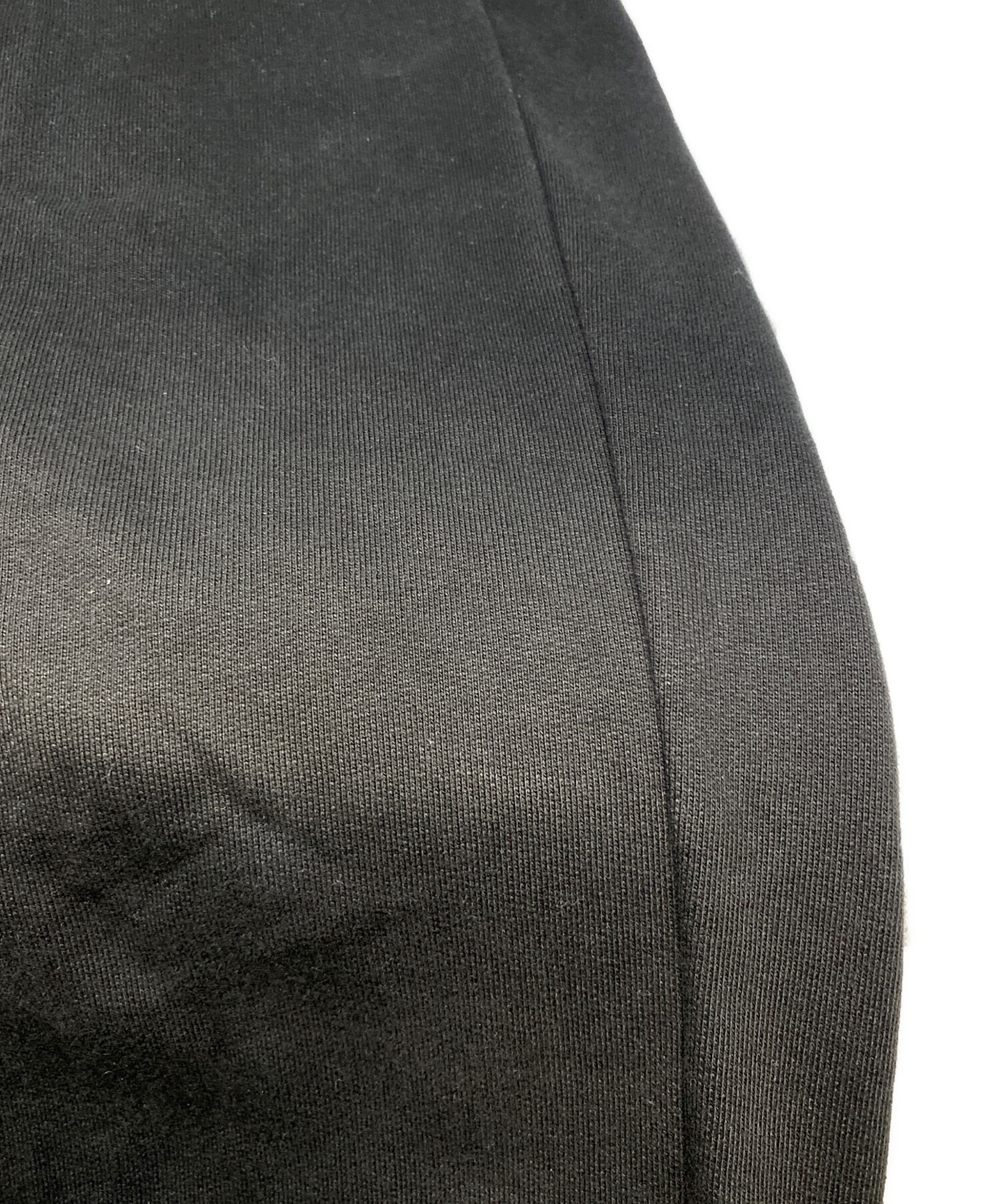 中古・古着通販】ANCELLM (アンセルム) TUCK SWEAT PANTS ブラック