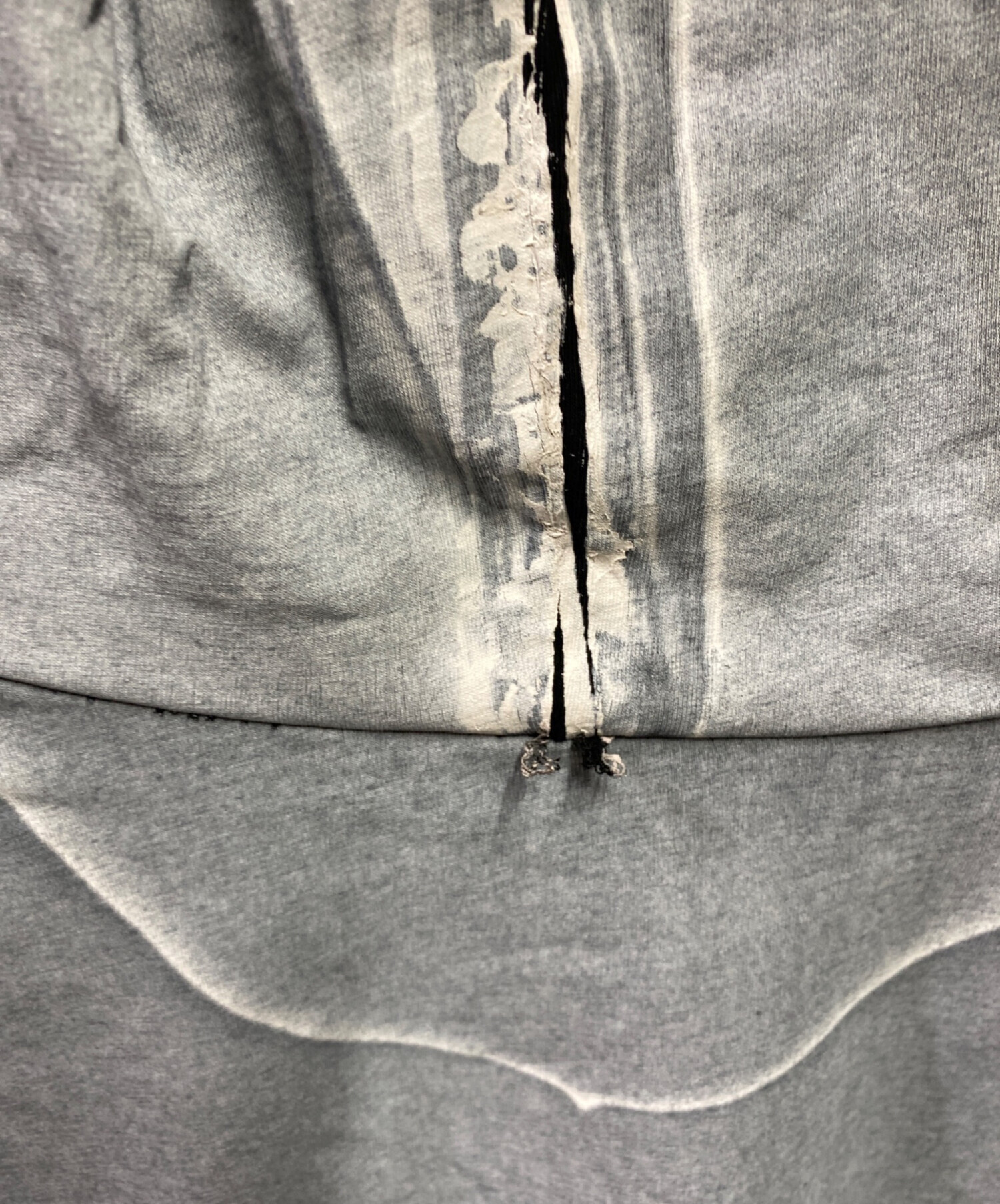 中古・古着通販】DIESEL (ディーゼル) T-NABEL-HOOD-LS グレー サイズ 