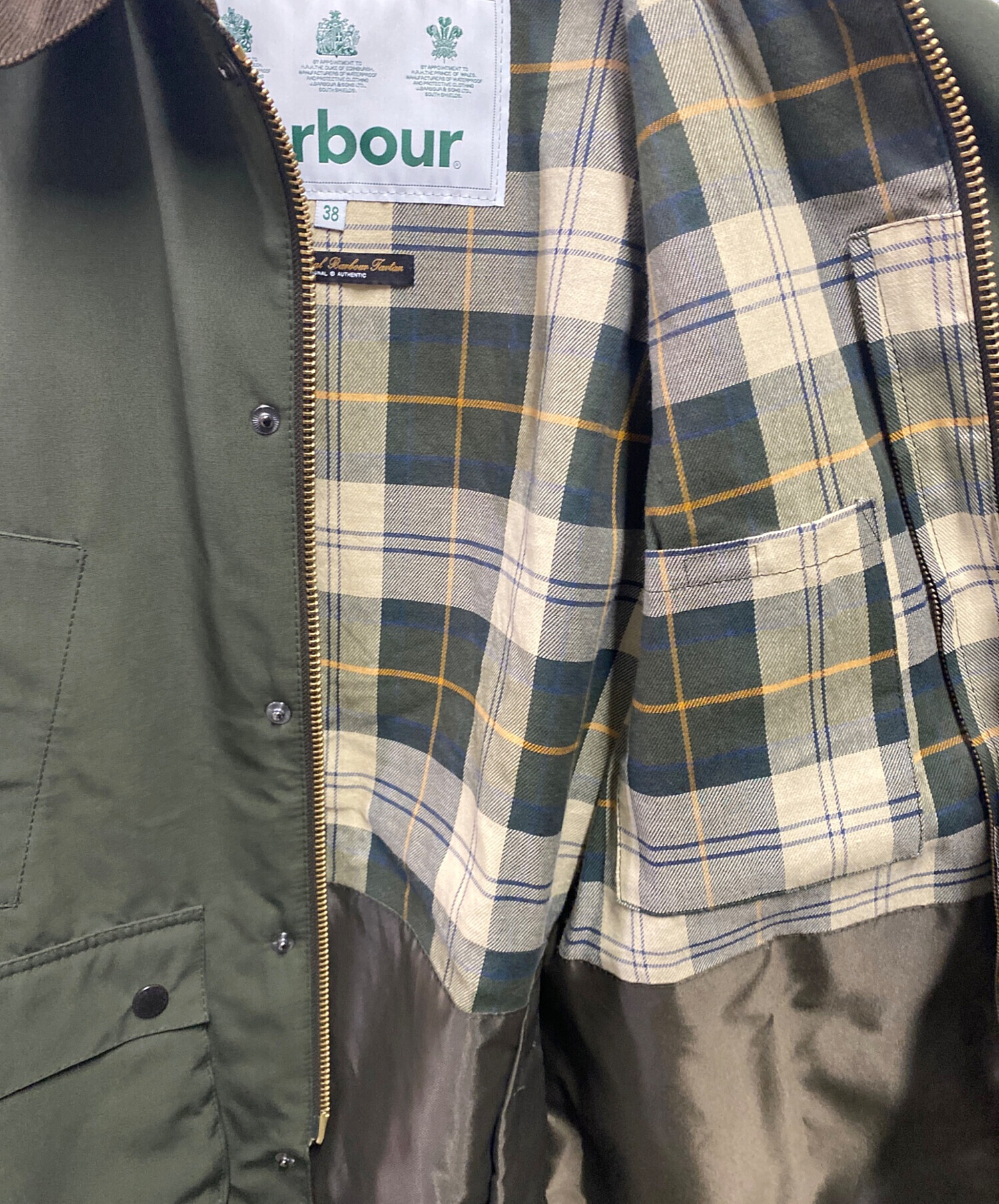 Barbour bedale SL 36 オリーブグリーン 中古・古着通販】Barbour (バブアー) BEDALE SL 2 LAYER