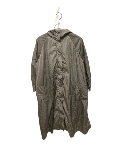 【未使用】< ATON > COTTON NYLON フーデットコート 中古・古着通販】ATON (エイトン) HAND DYE NYLON フーデッドコート