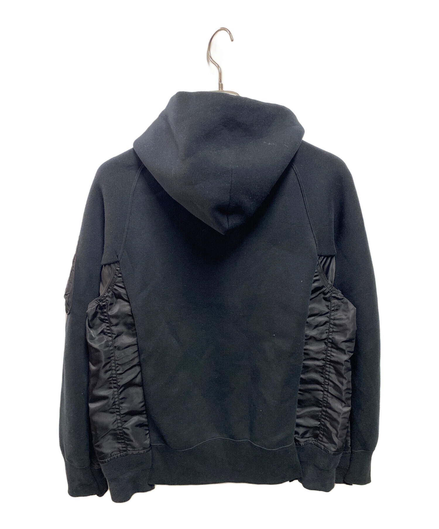中古・古着通販】sacai (サカイ) Sponge Sweat × Nylon Twill Hoodie