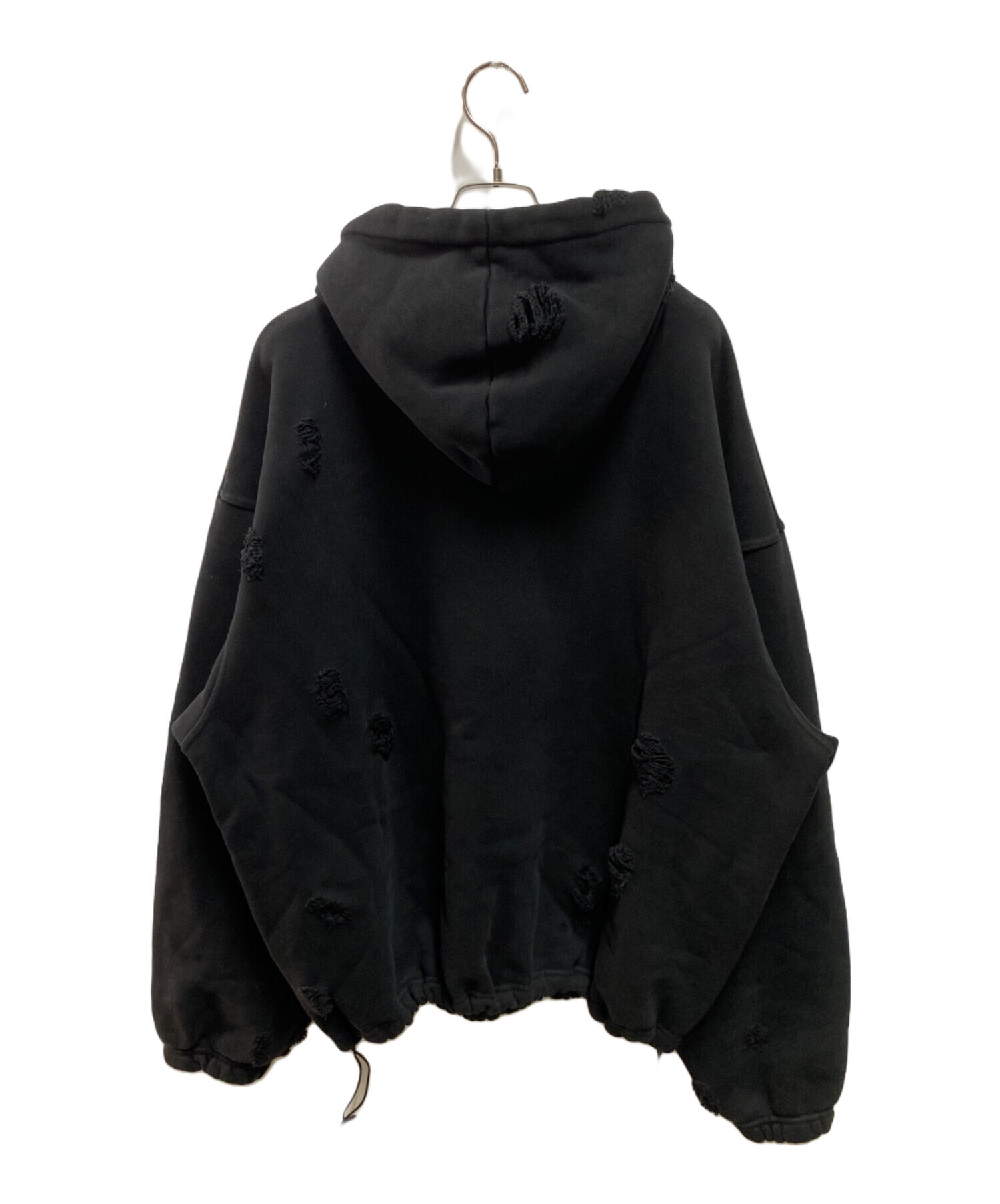 中古・古着通販】THUG CLUB (サグ クラブ) Rock Hoodie ブラック